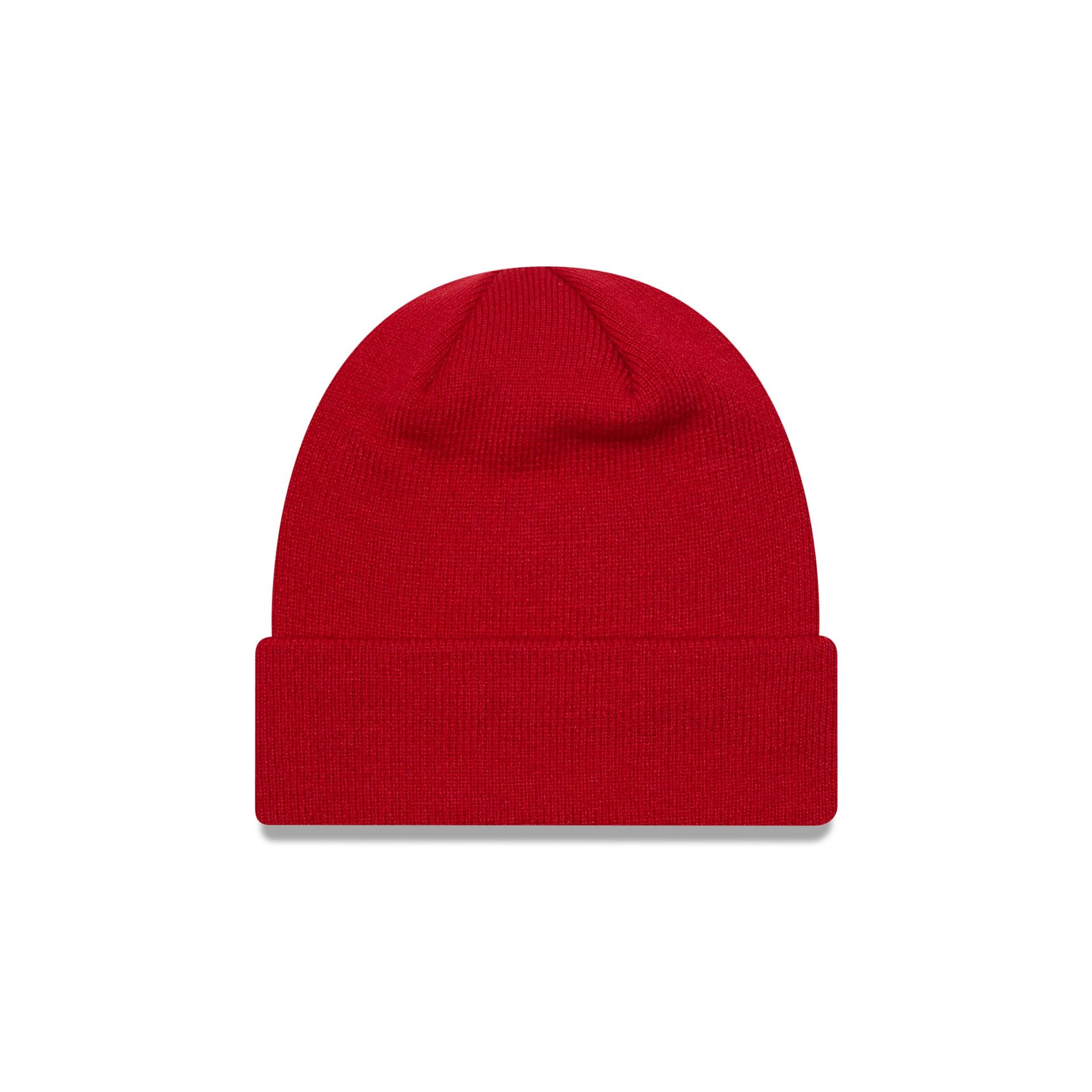 This is a AC Milan Red Cuff Knit Beanie Hat 2