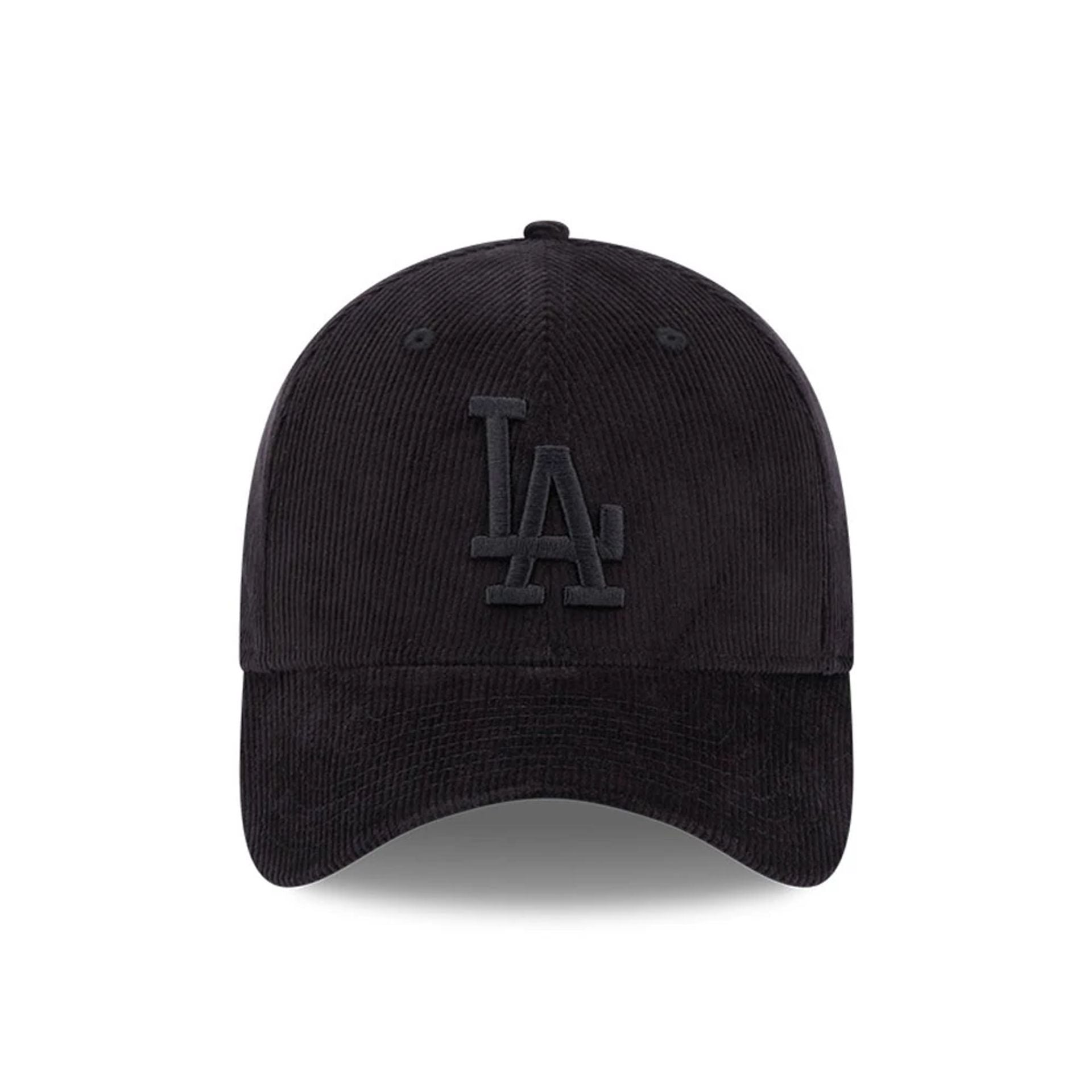 Pictured is this Cord LA Dodgers 39THIRTY Stretch Fit Cap in black. 2