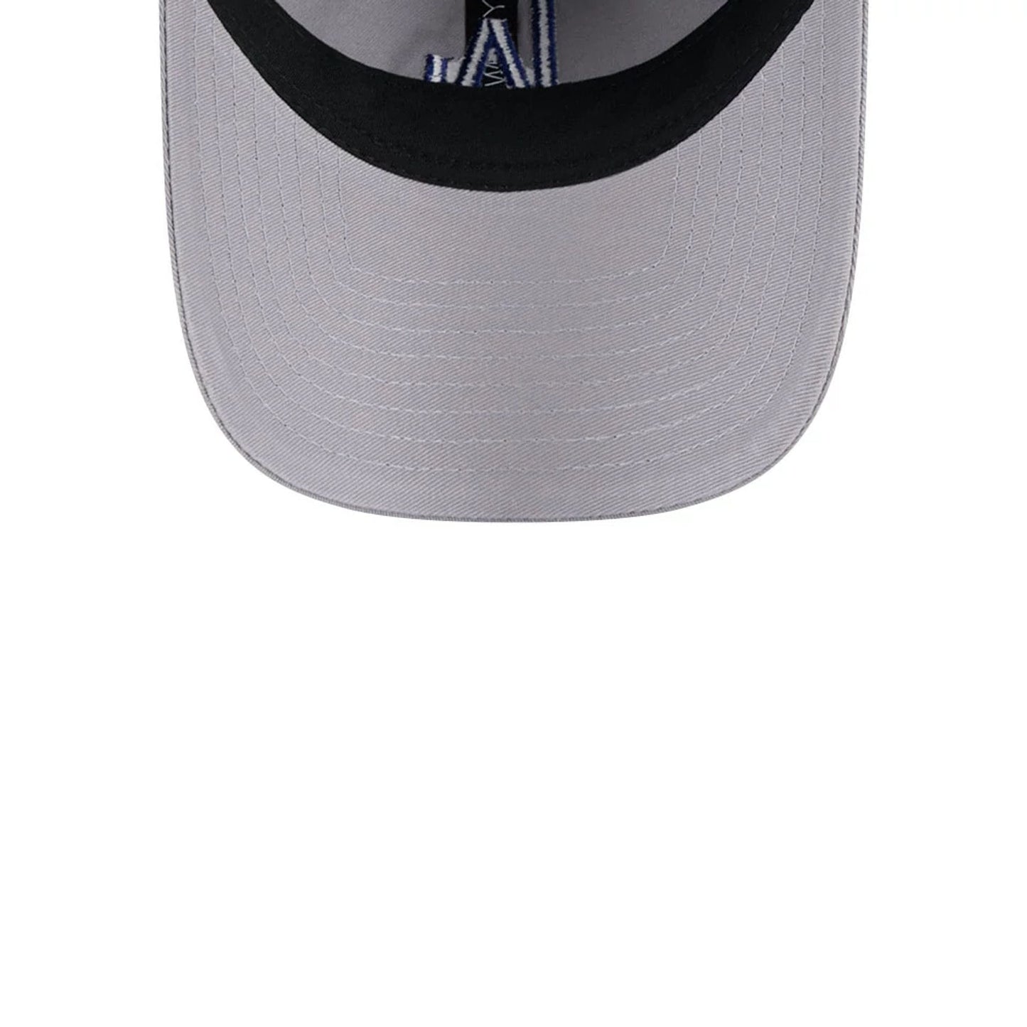 Pictured is this MLB Evergreen LA Dodgers 9TWENTY cap in grey. 7