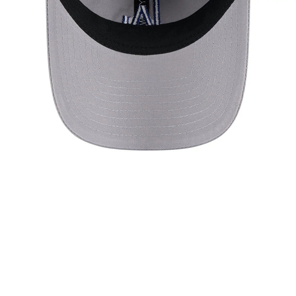 Pictured is this MLB Evergreen LA Dodgers 9TWENTY cap in grey. 7