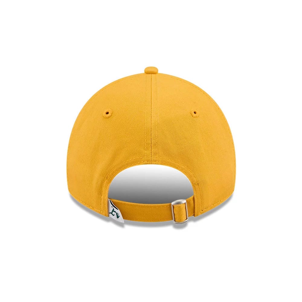 Pictured is this MLB Evergreen Athletics 9TWENTY cap in dark yellow. 4