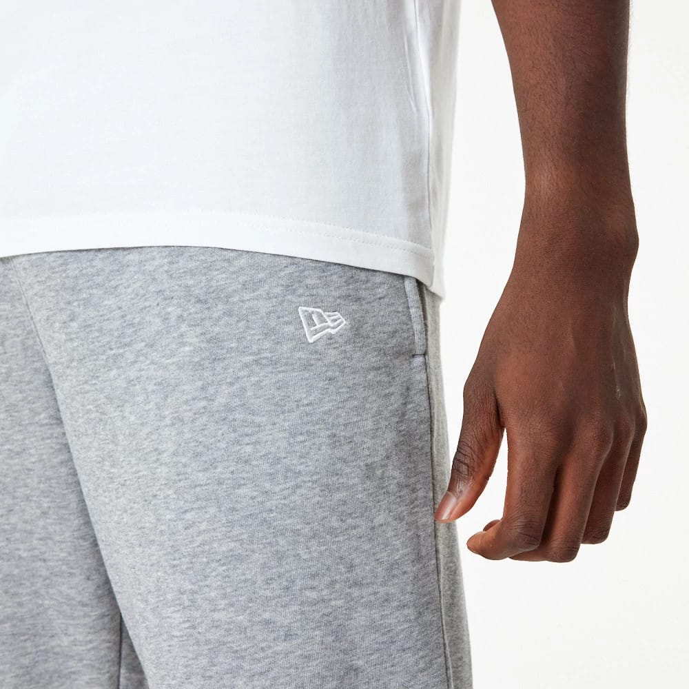 The Male model is wearing LA Lakers NBA Essential Grey Joggers 4