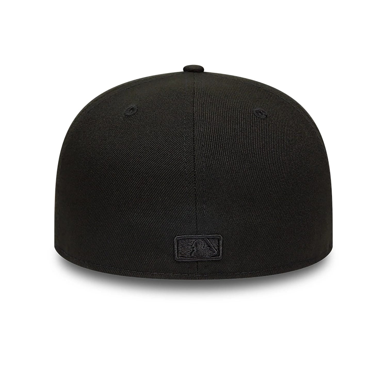 This is a LA Dodgers MLB Black on Black 59FIFTY Fitted Cap 4