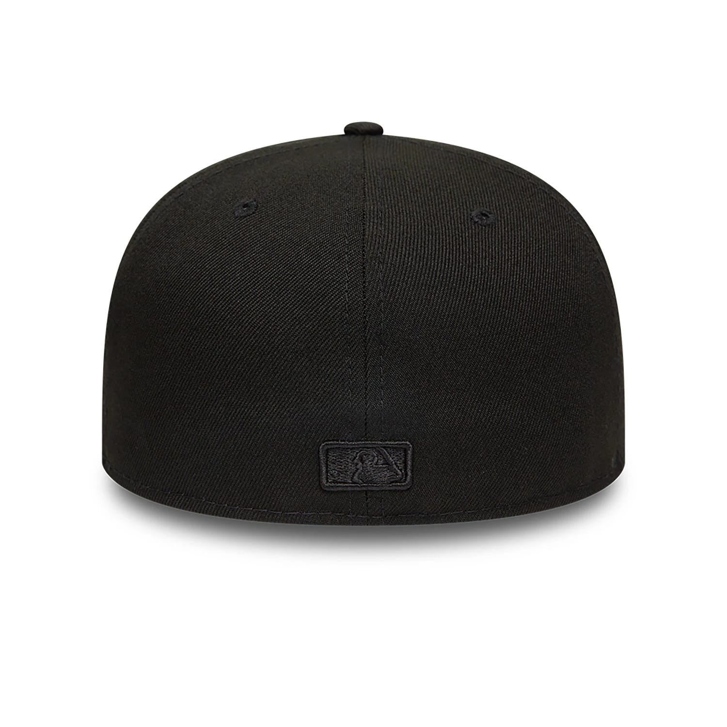 This is a Atlanta Braves MLB Black on Black 59FIFTY Fitted Cap 3