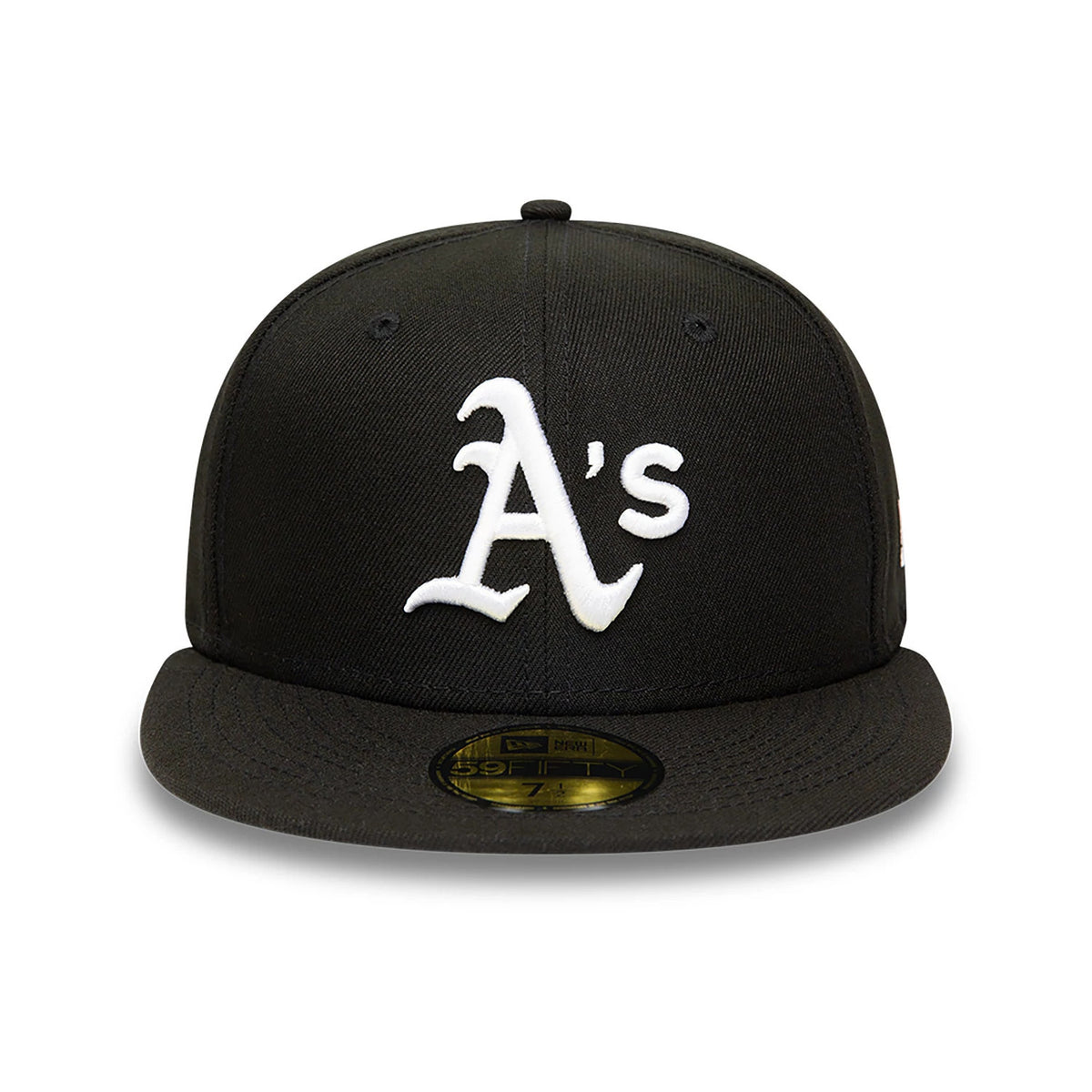 This is a Athletics MLB Black and White 59FIFTY Fitted Cap 2
