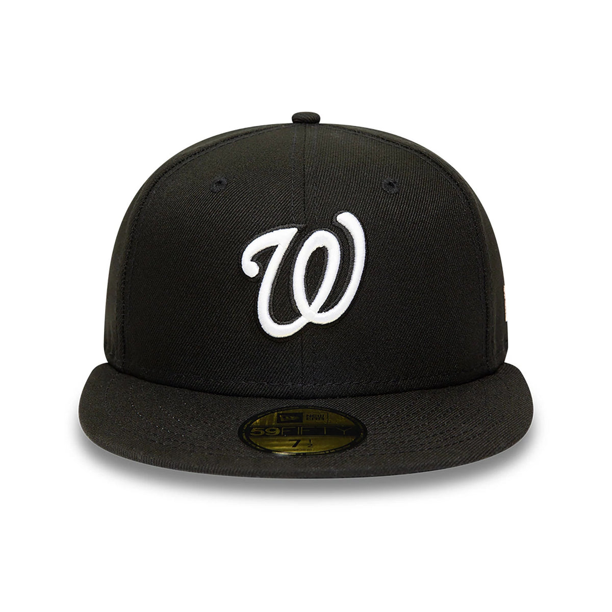 This is a Washington Nationals MLB Black and White 59FIFTY Fitted Cap 2