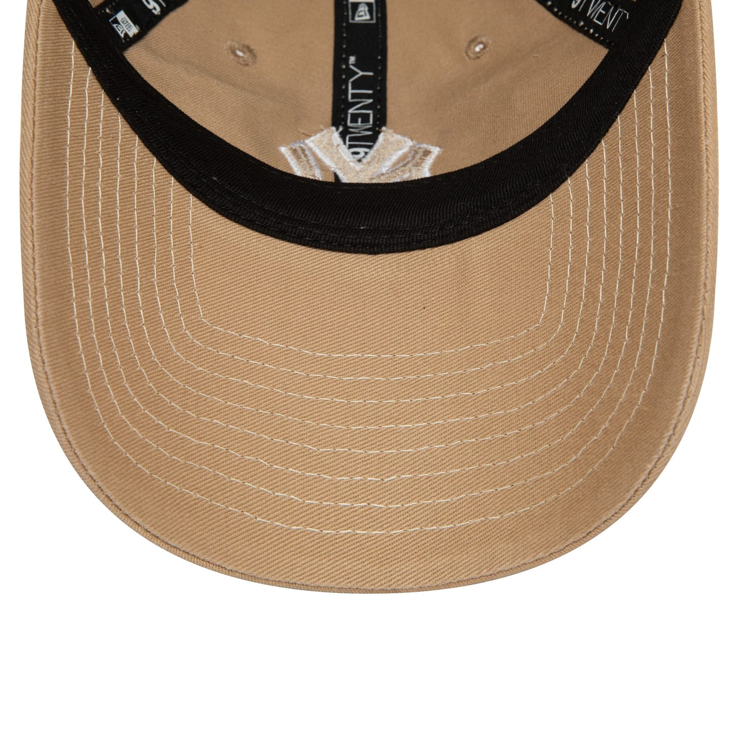 This is a New York Yankees Womens Washed Beige 9TWENTY Adjustable Cap 5