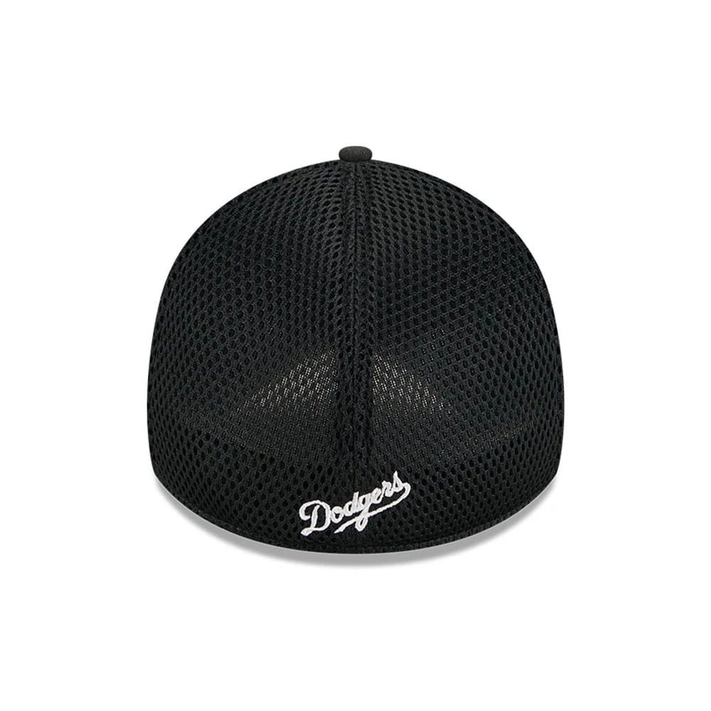Pictured is this MLB Evergreen Cooperstown LA Dodgers 39THIRTY Stretch Fit cap in black. 2