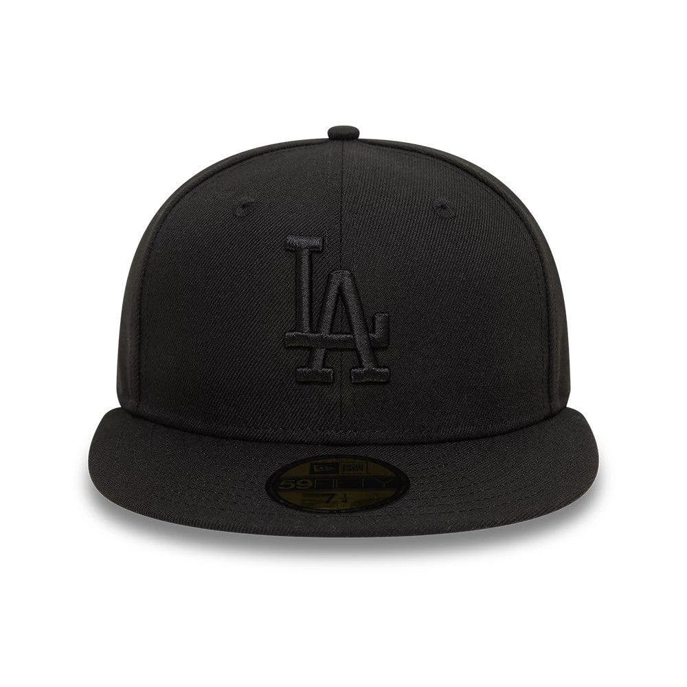This is a LA Dodgers League Essential Black 59FIFTY Fitted Cap 2