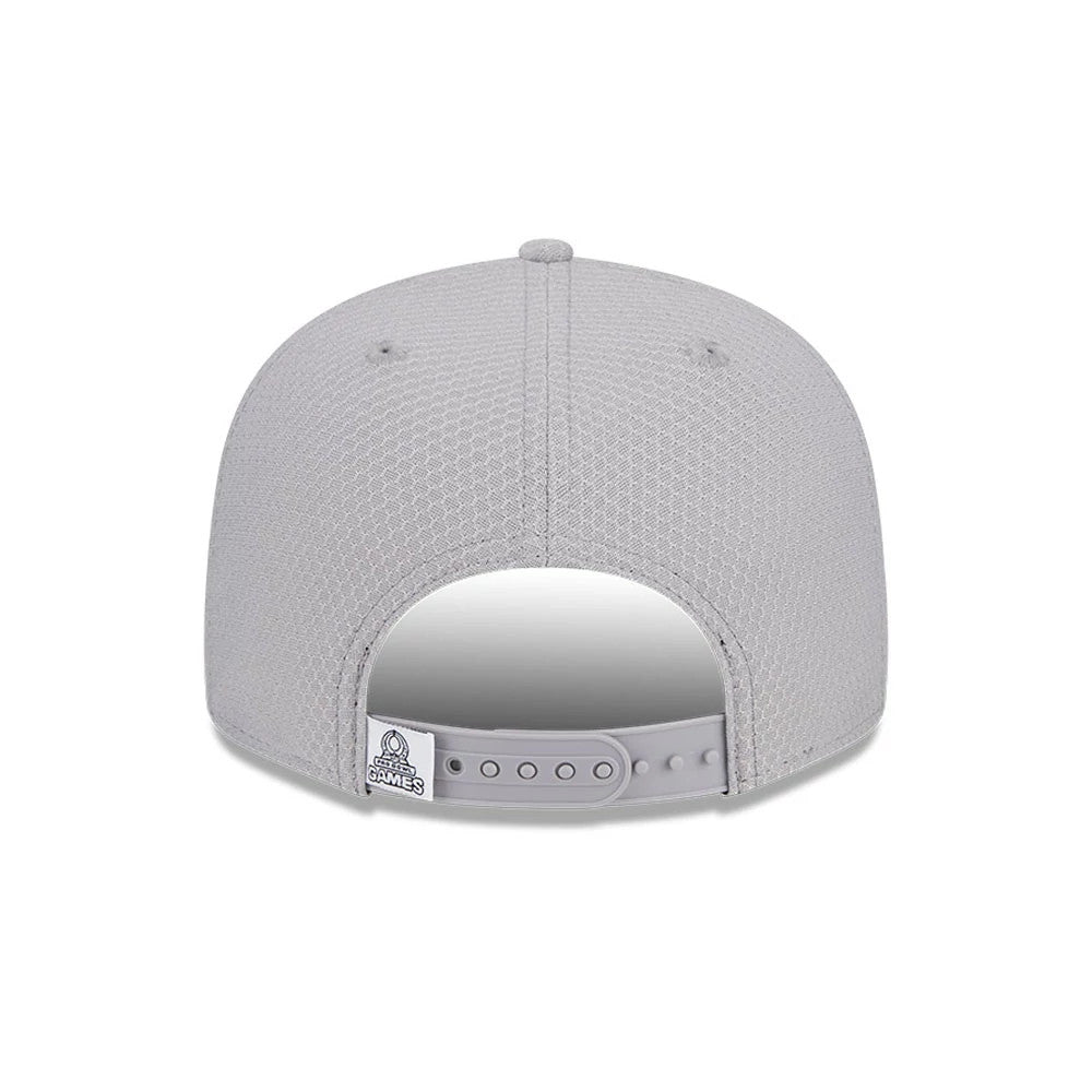 Pictured is this NFL Pro Bowl 2025 NFC Logo 9FIFTY Snapback Adjustable cap in grey. 4