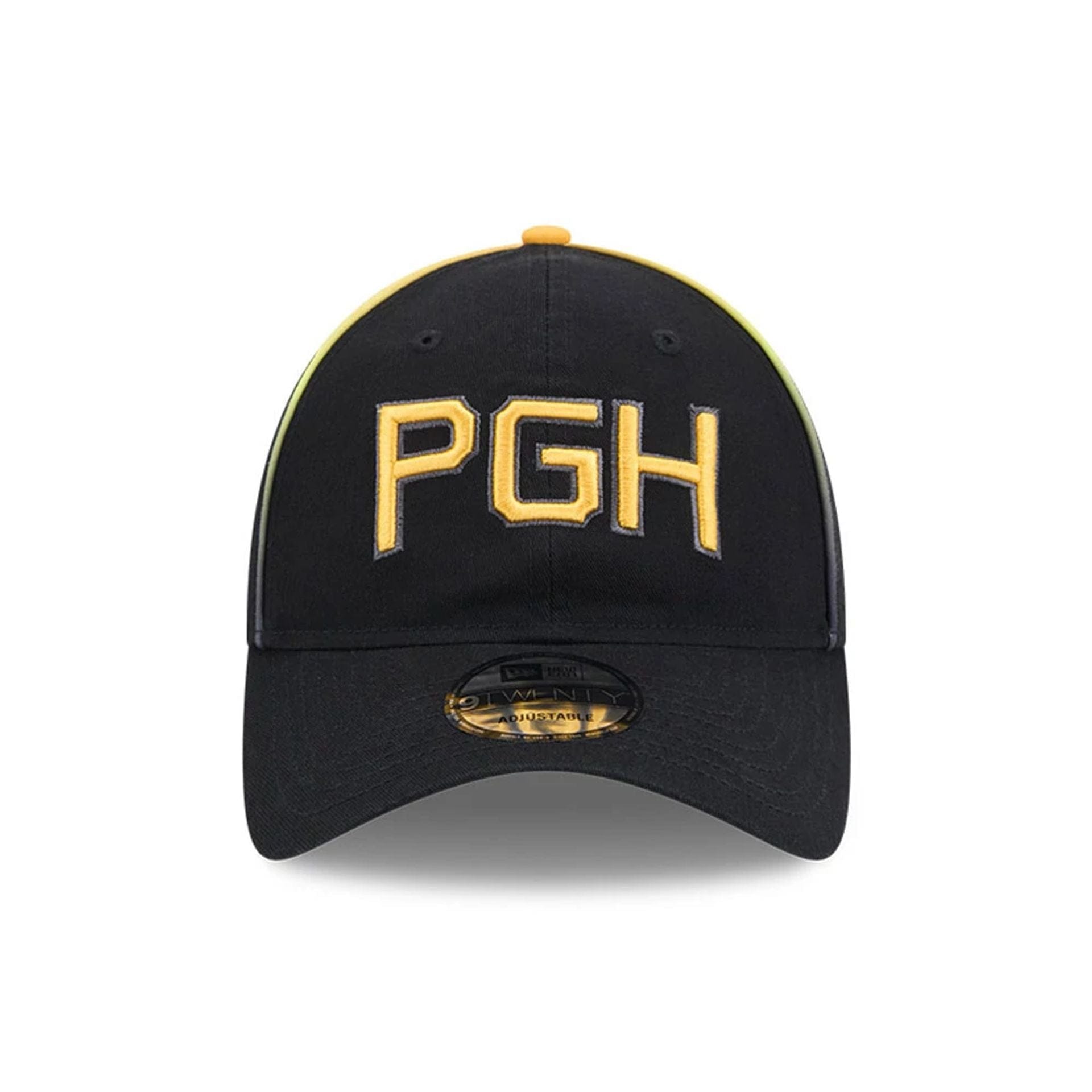 This is a Pittsburgh Pirates MLB City Connect 2025 Black 9TWENTY Adjustable Cap 2