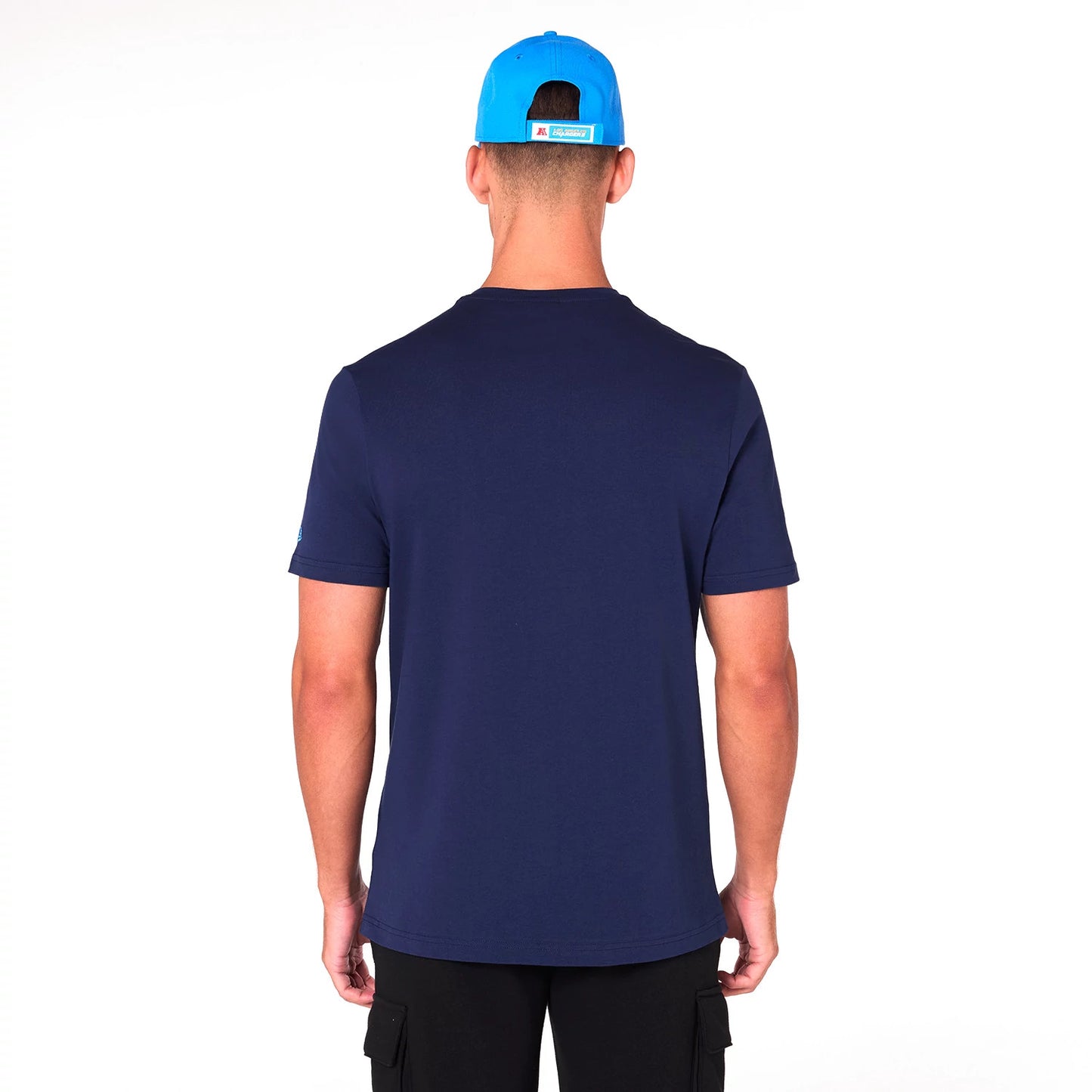The Male model is wearing LA Chargers NFL Grey T-Shirt 7
