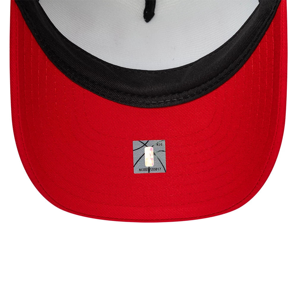 Chicago Bulls Youth NBA Retro Red 9FORTY A-Frame Trucker Cap 7