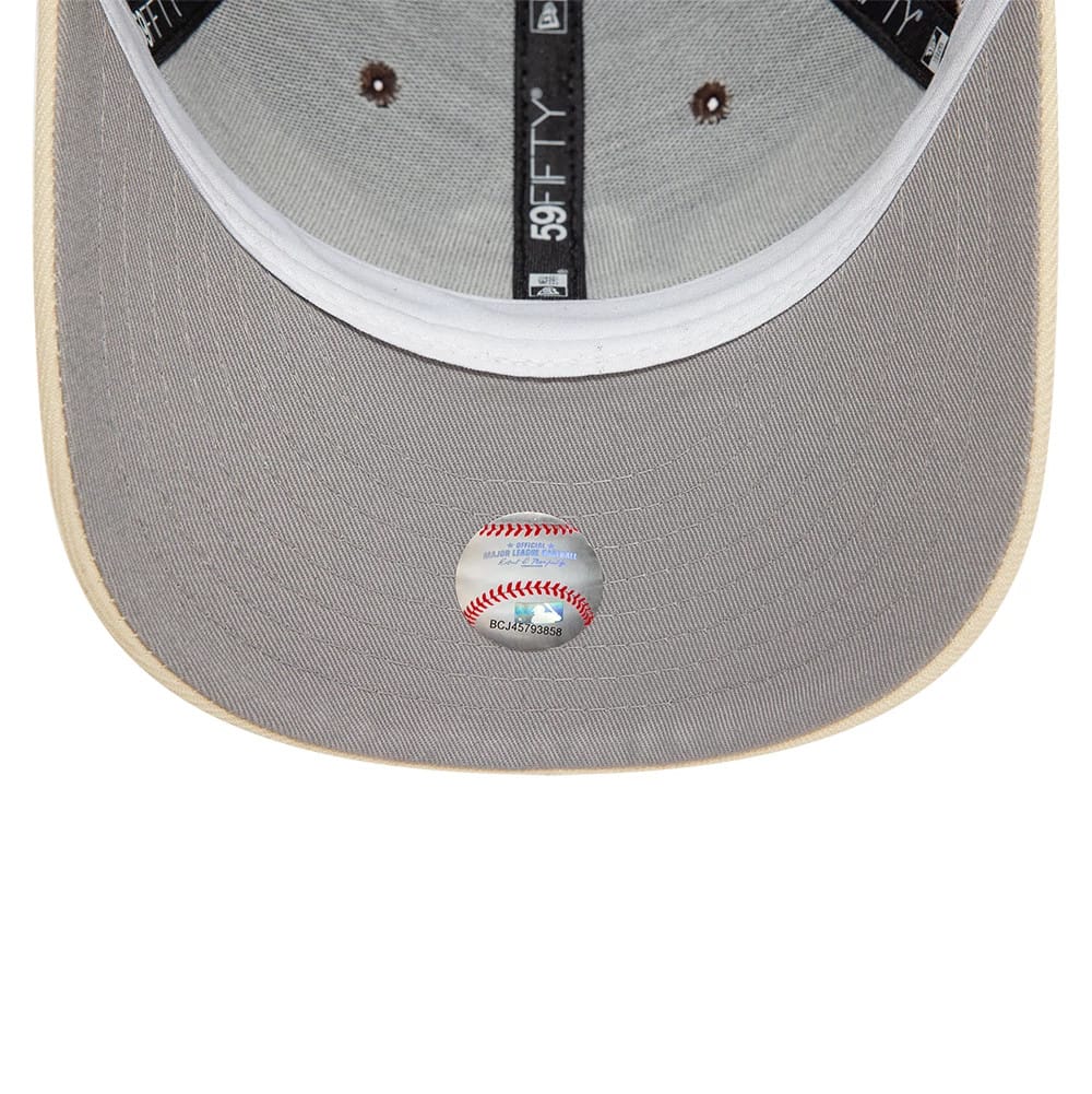 Pictured is this San Francisco Giants MLB Team Wings Dark Brown 59FIFTY Fitted Cap 2