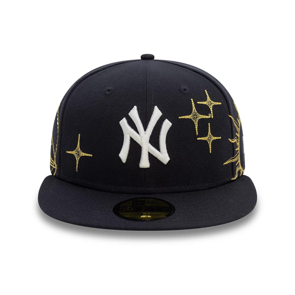 Pictured is this New York Yankees MLB Zodiac Navy 59FIFTY Fitted Cap 2