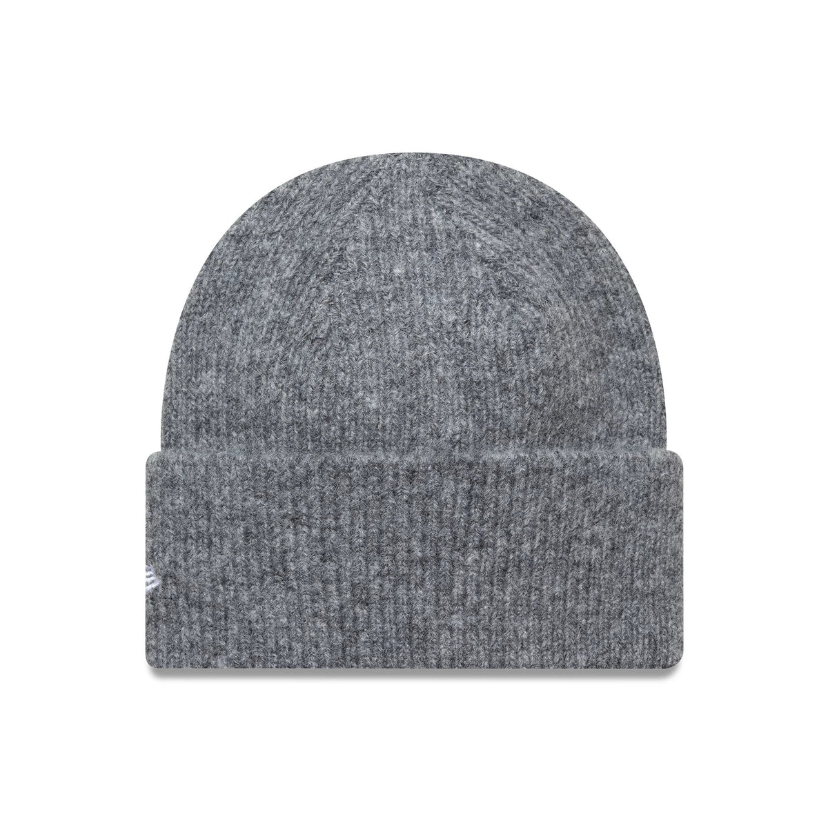 This is a New York Yankees Womens Grey Wide Cuff Knit Beanie Hat 2