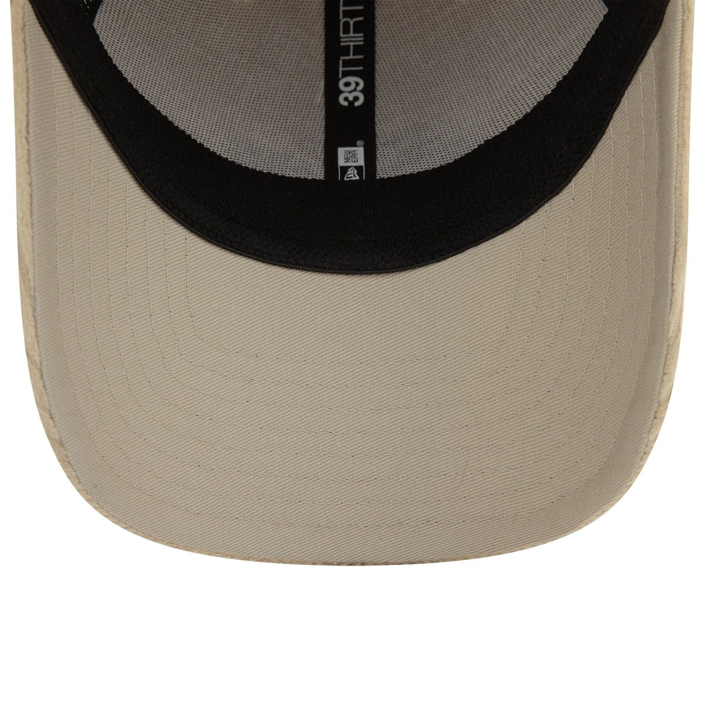 This is a New Era Script Cord Light Beige 39THIRTY Stretch Fit Cap 5