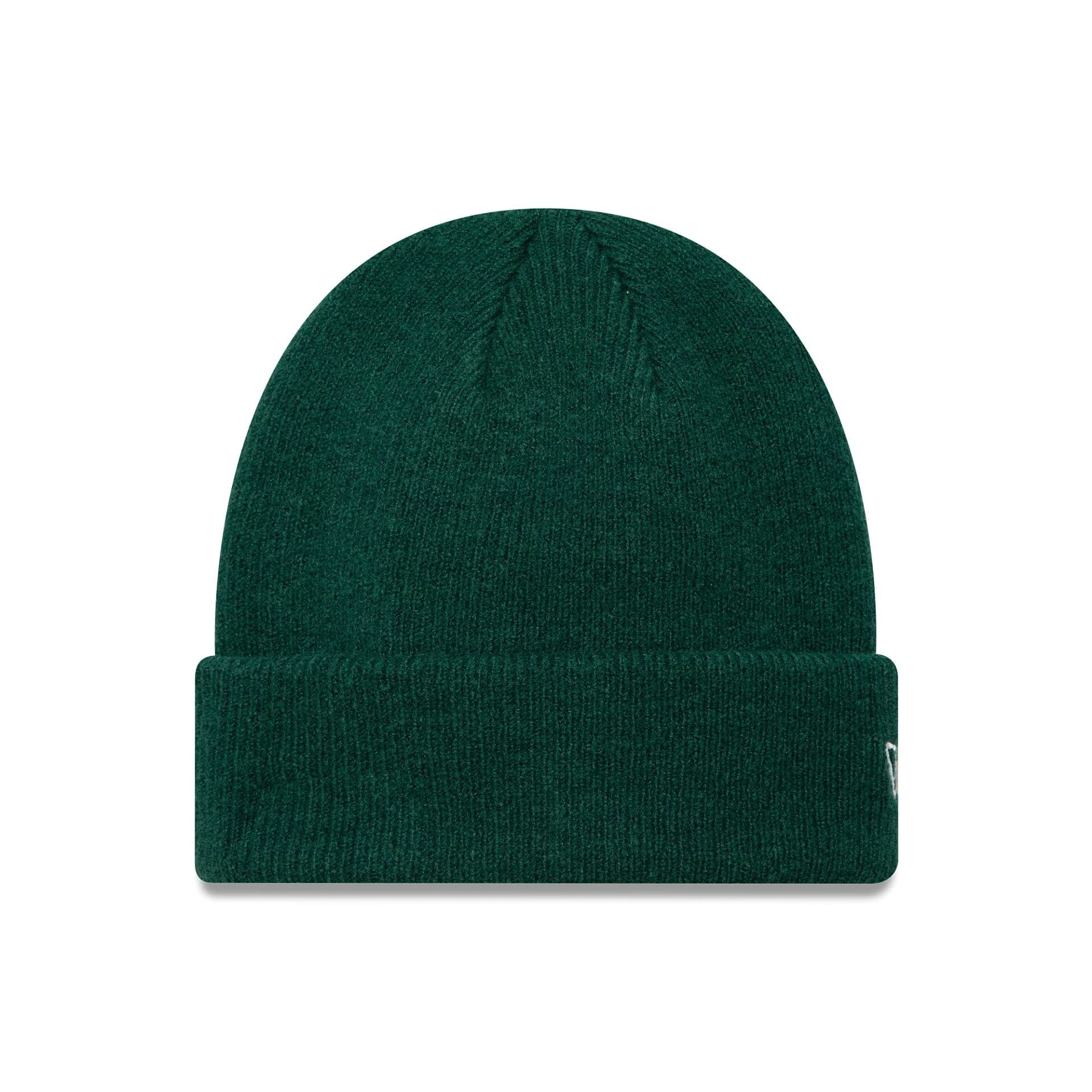 This is a New Era Seasonal Dark Green Cuff Knit Beanie Hat 1