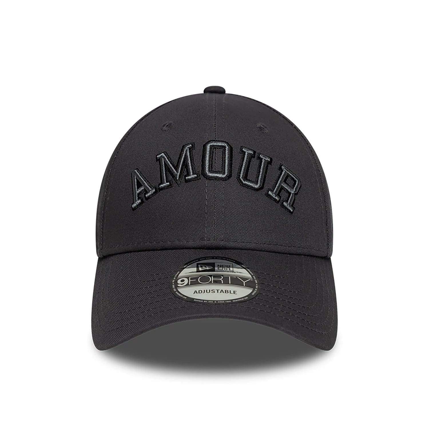 This is a New Era Zadig&Voltaire Amour Dark Grey 9FORTY Adjustable Cap 2
