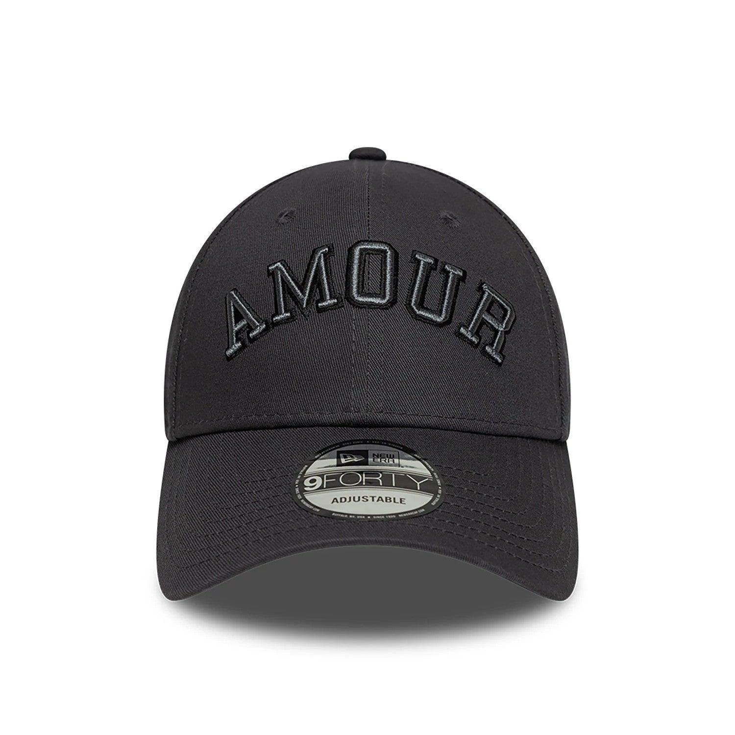 This is a New Era Zadig&Voltaire Amour Dark Grey 9FORTY Adjustable Cap 2