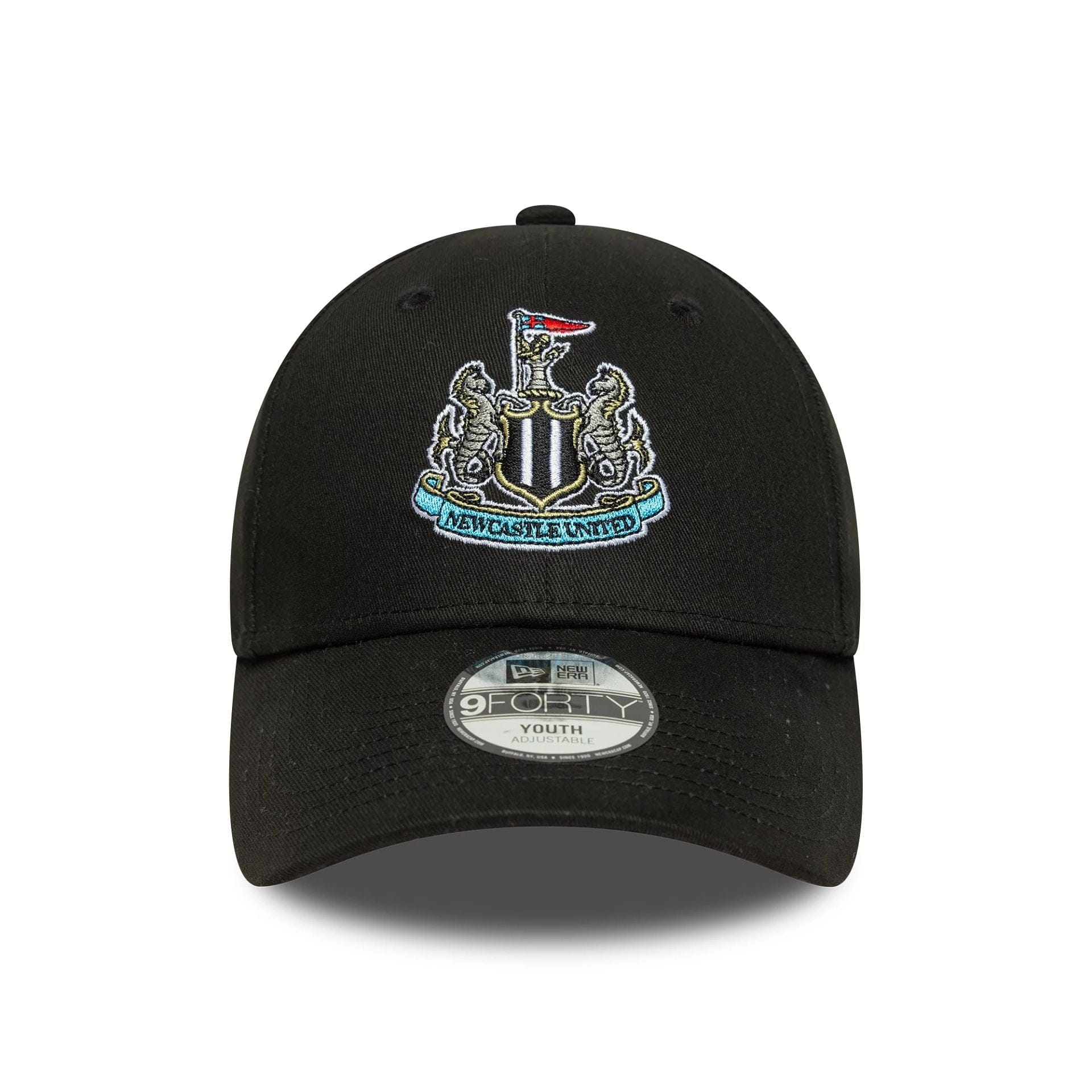 This is a Newcastle United FC Youth Core Black 9FORTY Adjustable Cap 2
