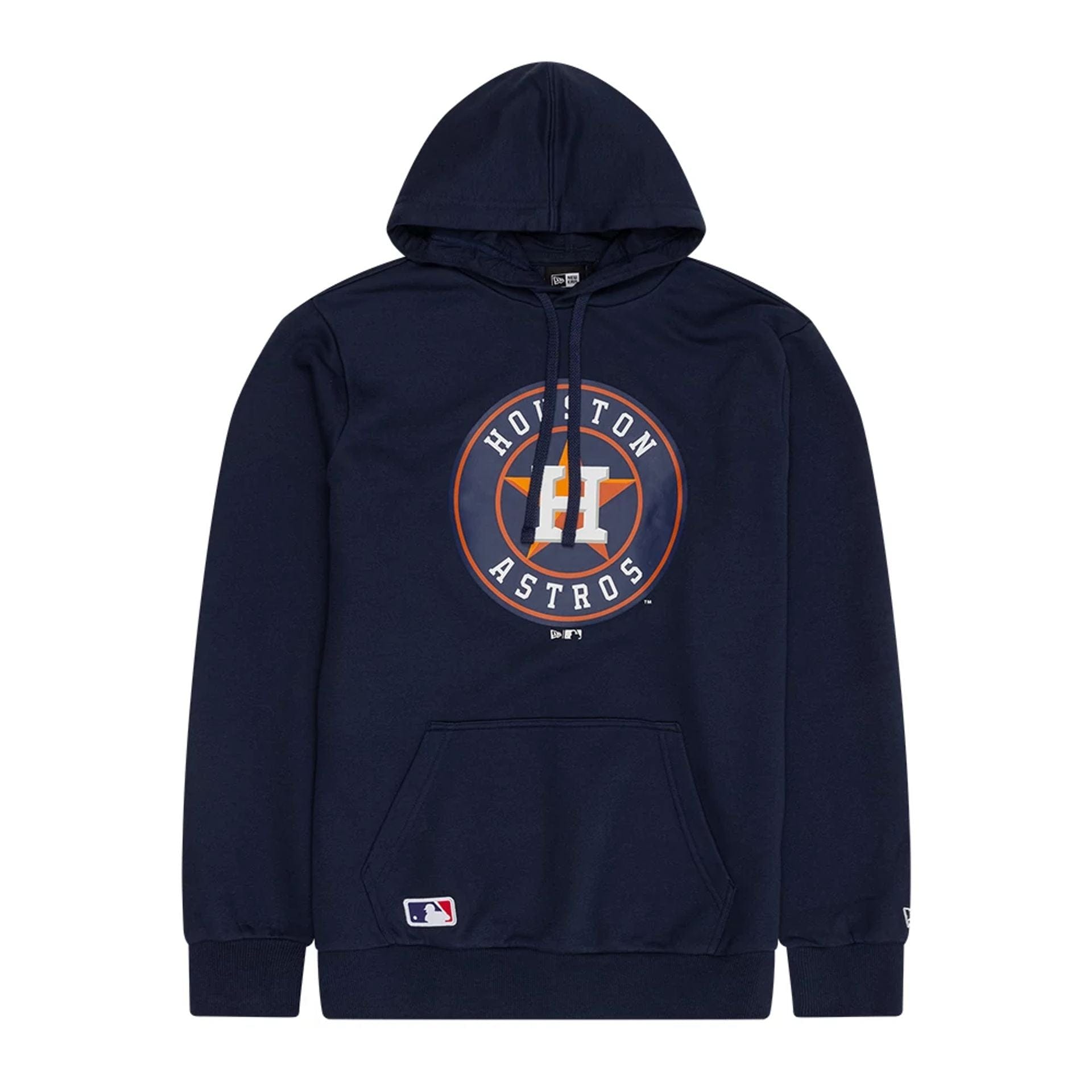 The Male model is wearing Houston Astros MLB Dark Blue Pullover Hoodie 1
