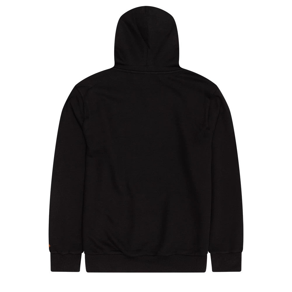 The Male model is wearing Baltimore Orioles MLB Black Pullover Hoodie 2