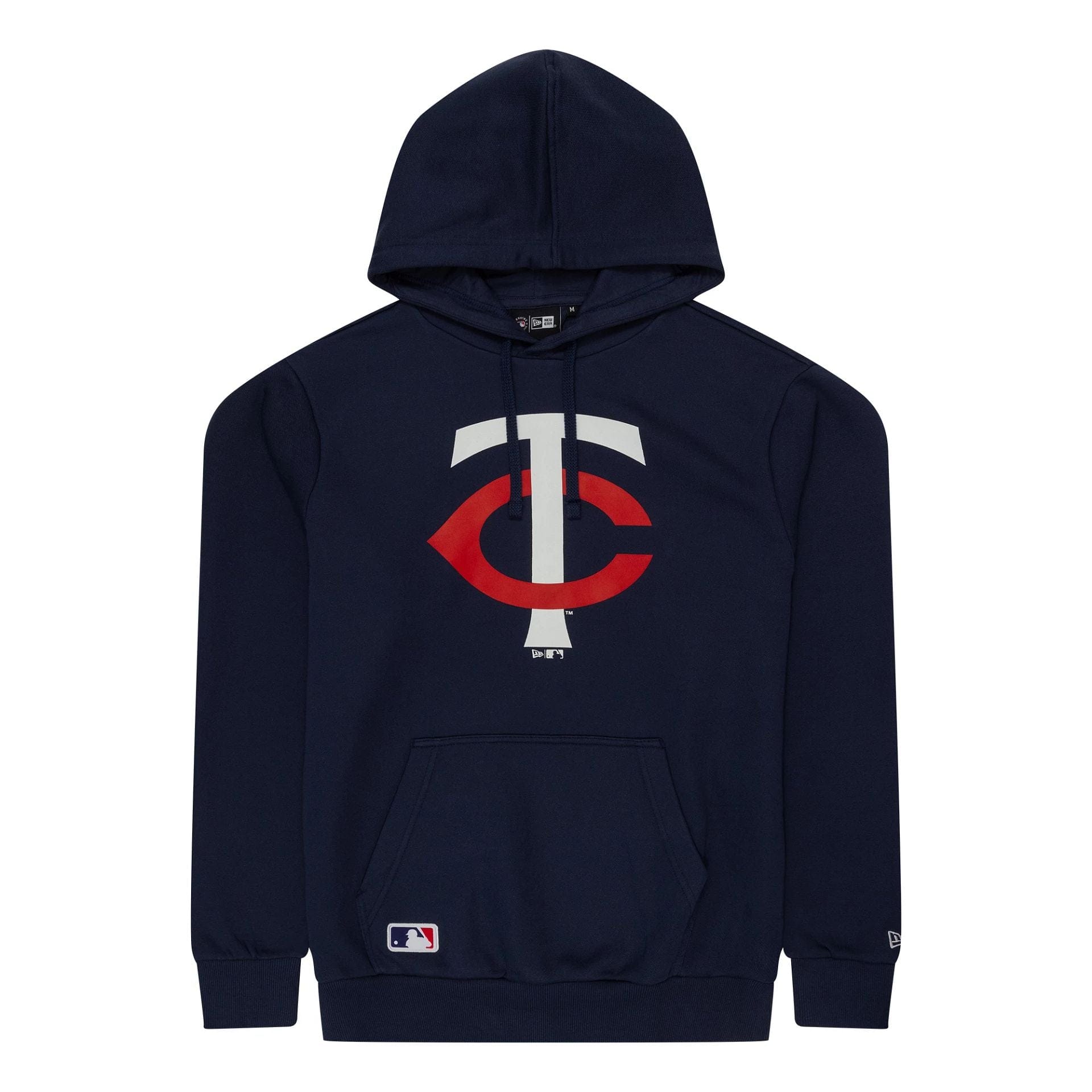 The Male model is wearing Minnesota Twins MLB Regular Dark Blue Pullover Hoodie 1