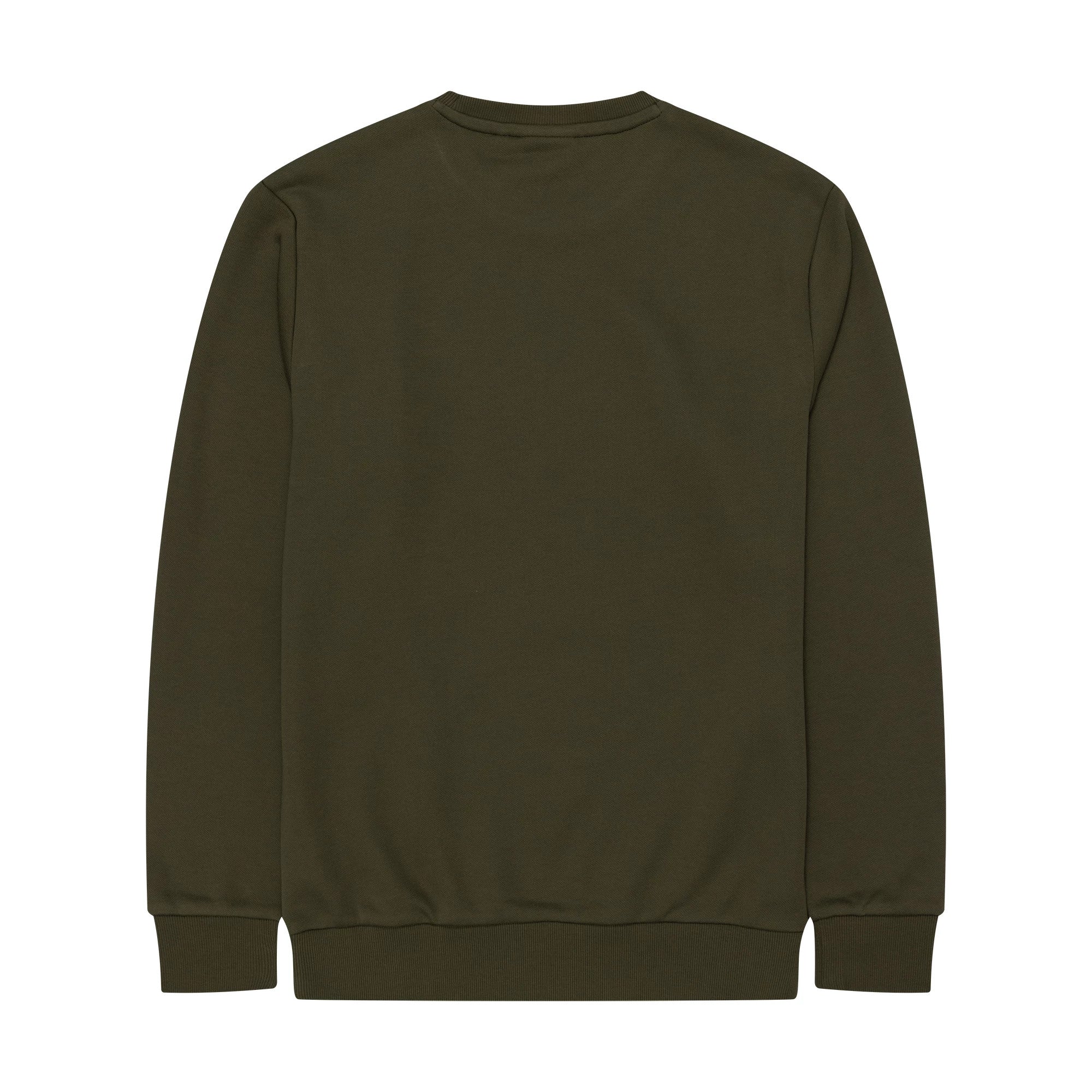 The Male model is wearing New York Yankees MLB Regular Green Crew Neck Sweater 2