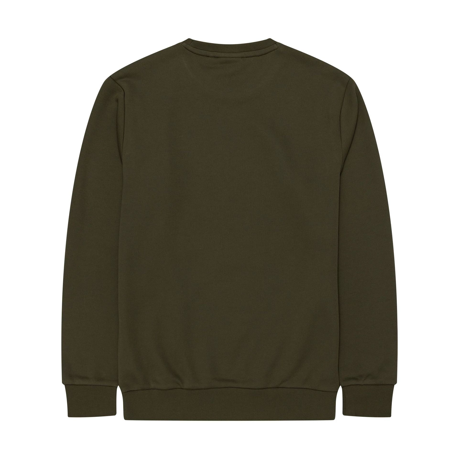 The Male model is wearing New York Yankees MLB Regular Green Crew Neck Sweater 2