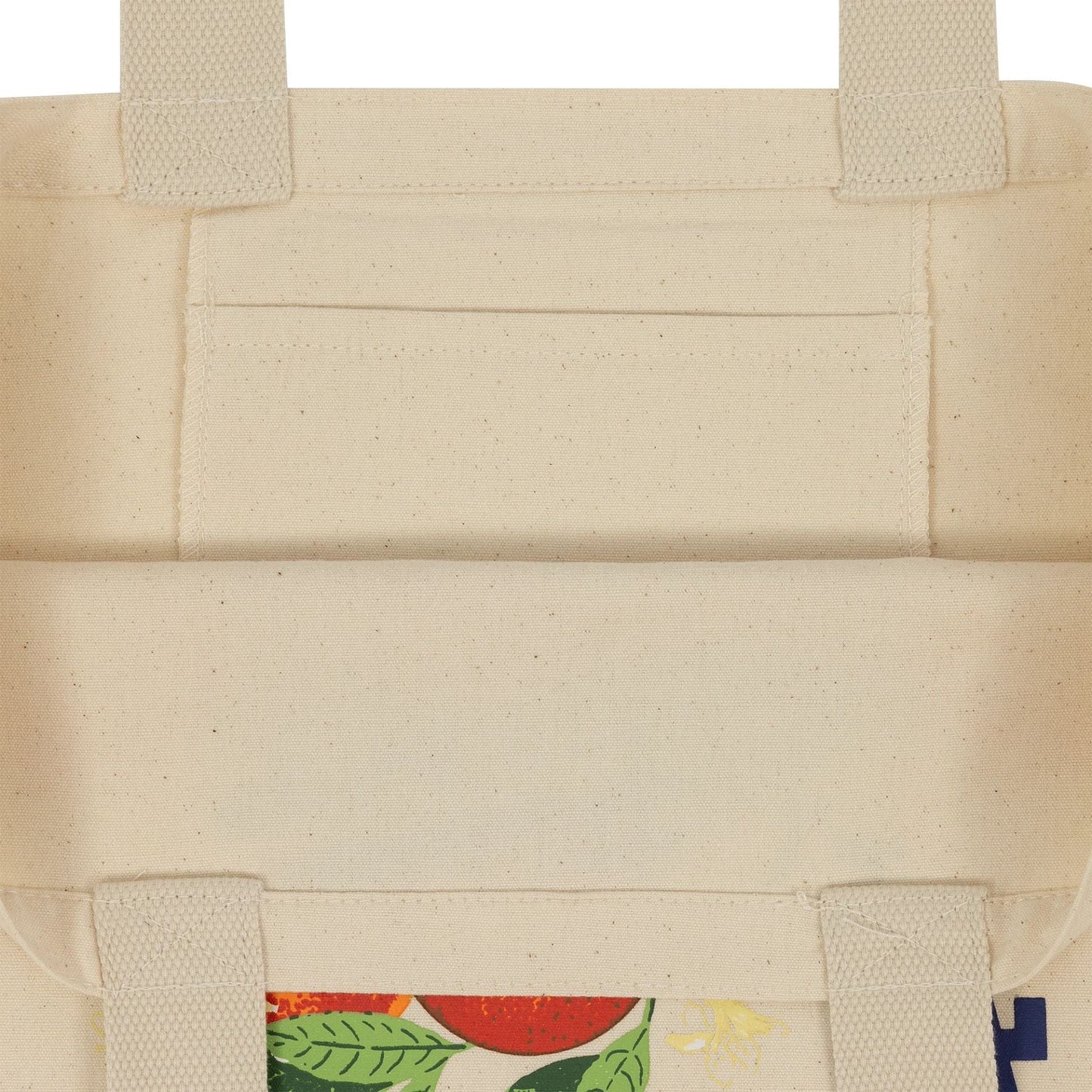 This is a LA Dodgers MLB Fruit Cream Canvas Tote Bag 4