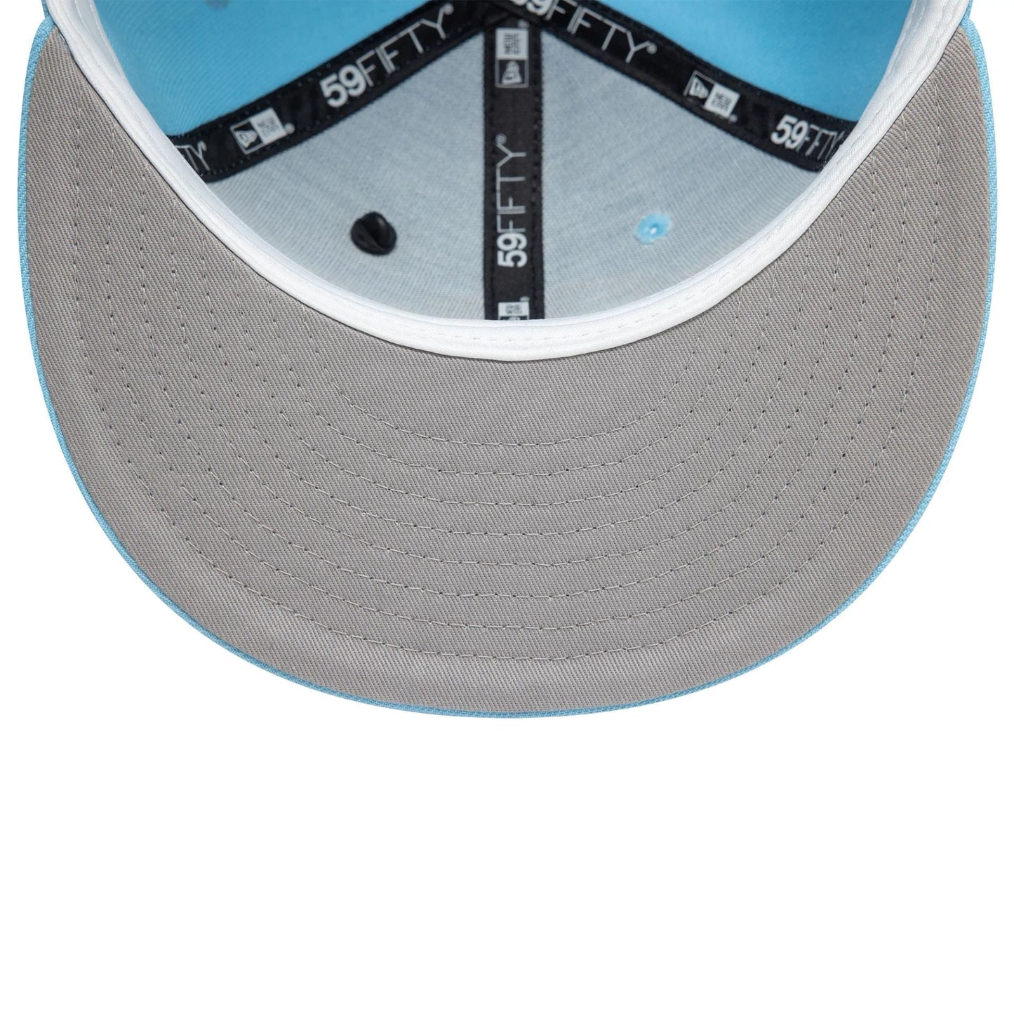 This is a New Era Graphic Pastel Blue 59FIFTY Fitted Cap 5