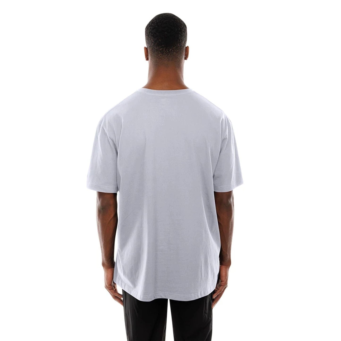 The Male model is wearing Kansas City Chiefs Throwback Prep White T-Shirt 7