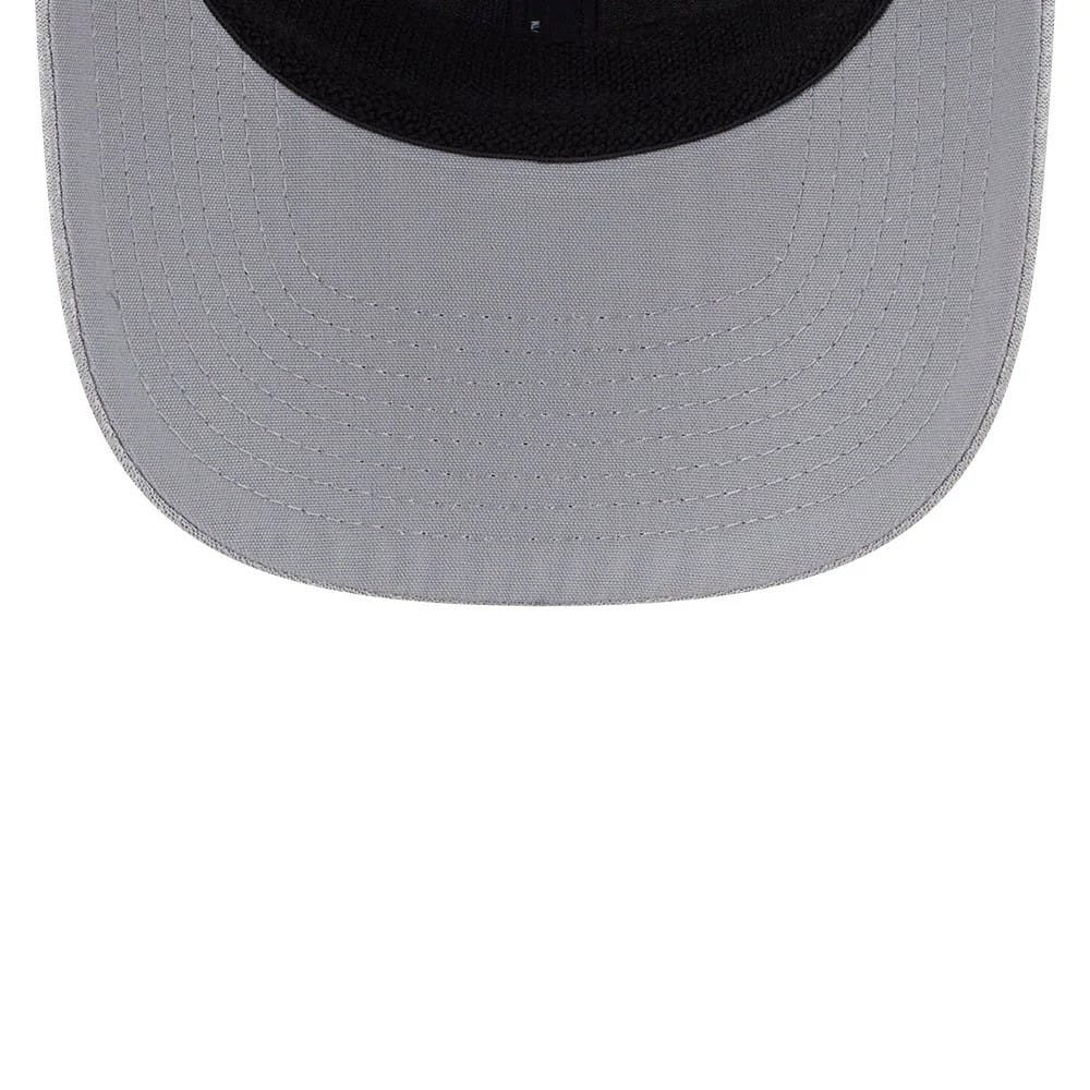 Pictured is this NFL Pro Bowl 2025 NFC Logo 9SEVENTY Trucker Stretch Snap Adjustable cap in grey. 7