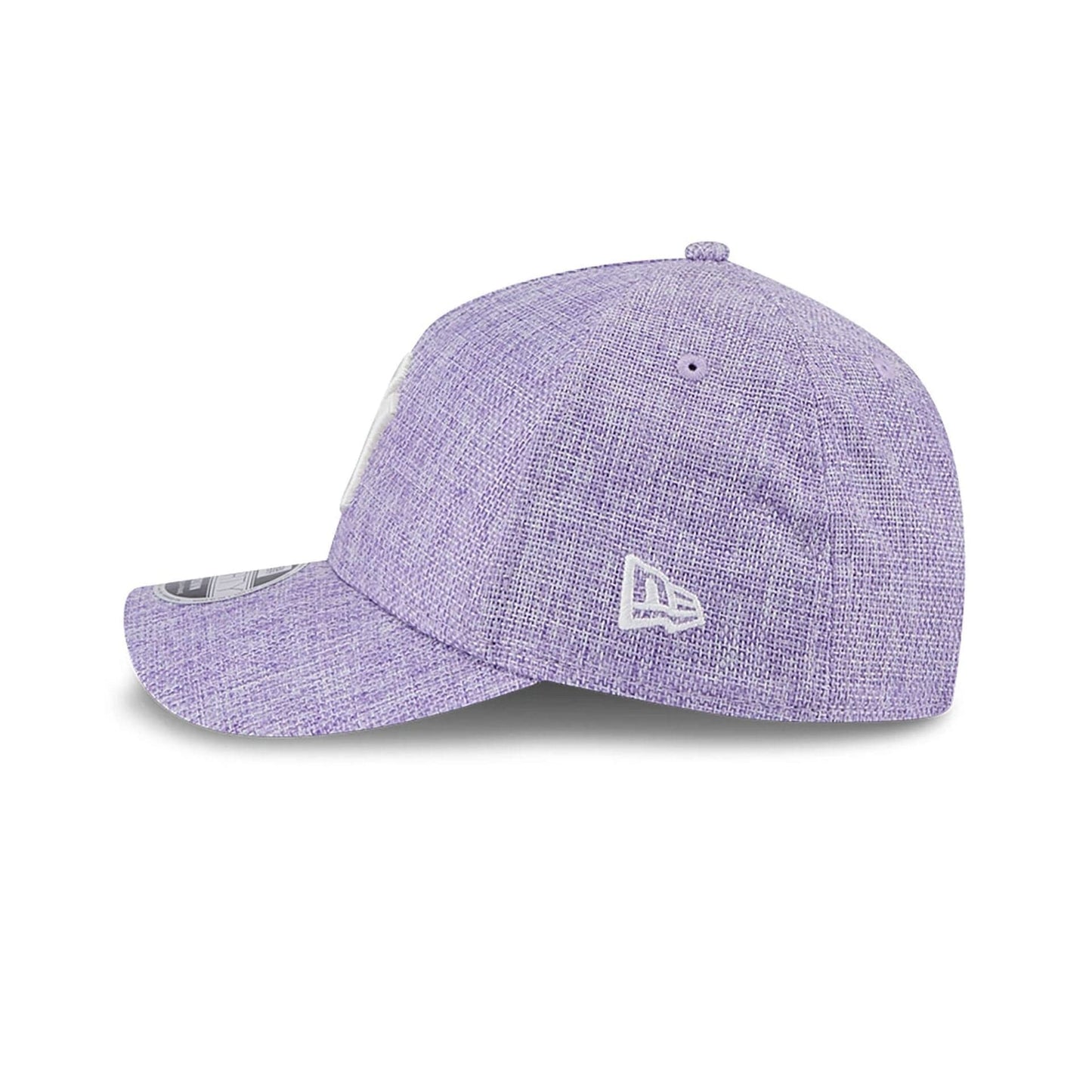 This is a New York Yankees Cotton Weave Pastel Purple 9FORTY M-Crown A-Frame Adjustable Cap 7