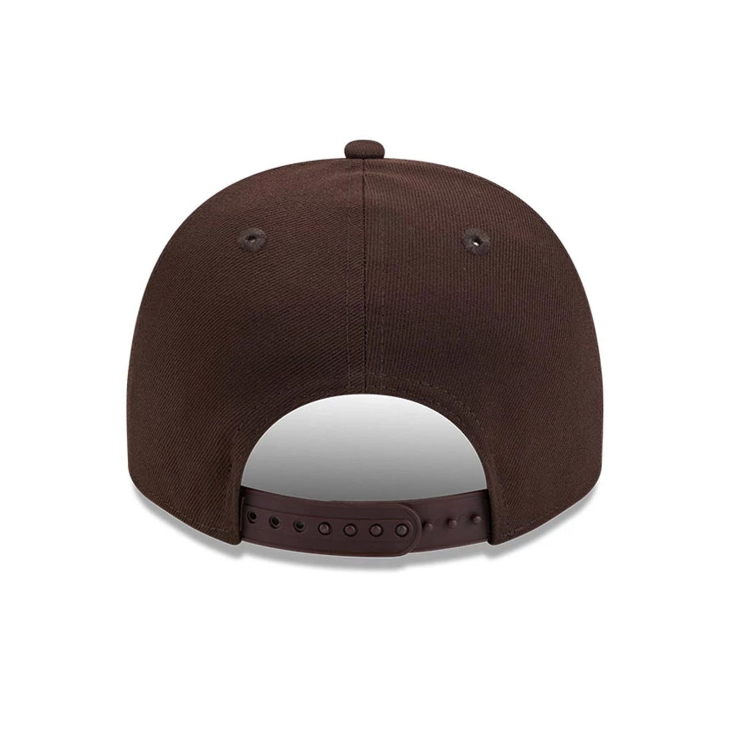 Pictured is this MLB Evergreen San Diego Padres 9FIFTY A-Frame Snapback cap in dark brown. 7