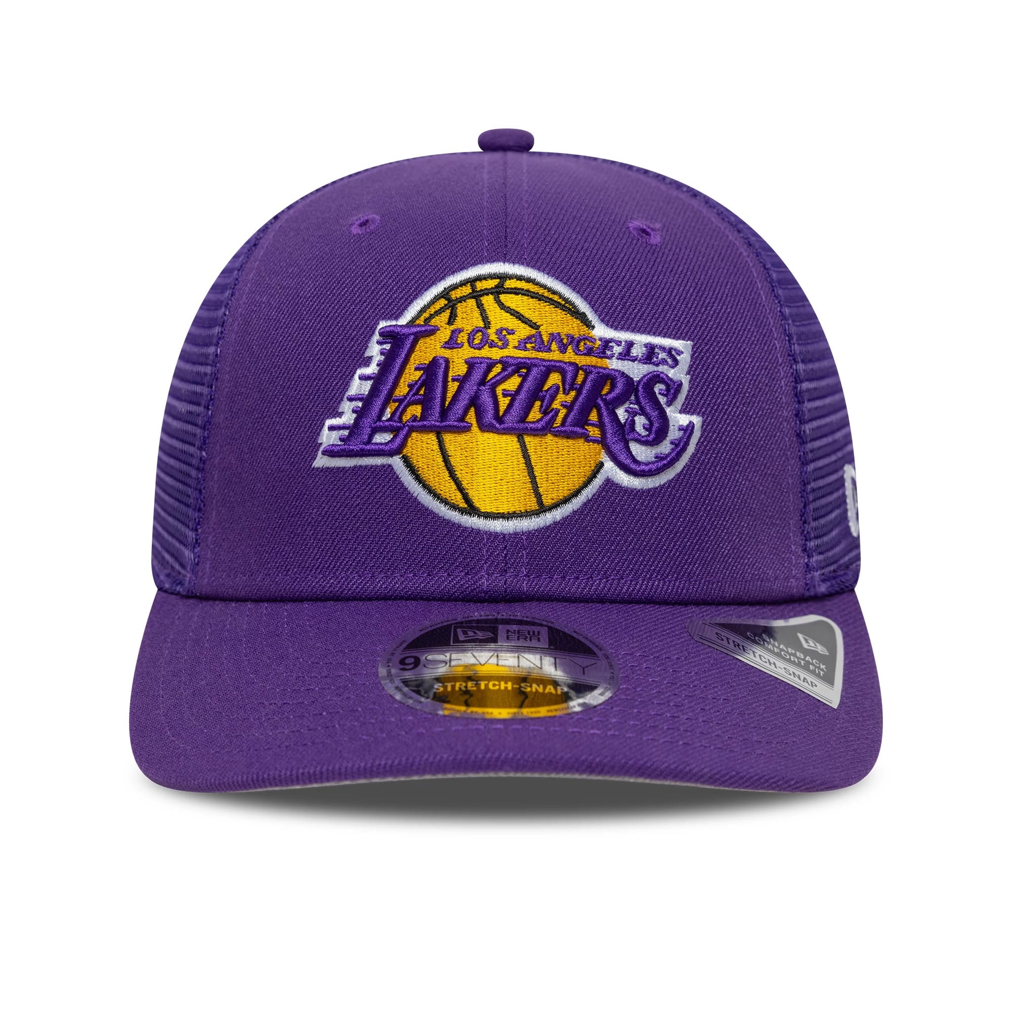 Pictured is this NBA Evergreen LA Lakers 9SEVENTY Stretch Snap cap in purple. 3