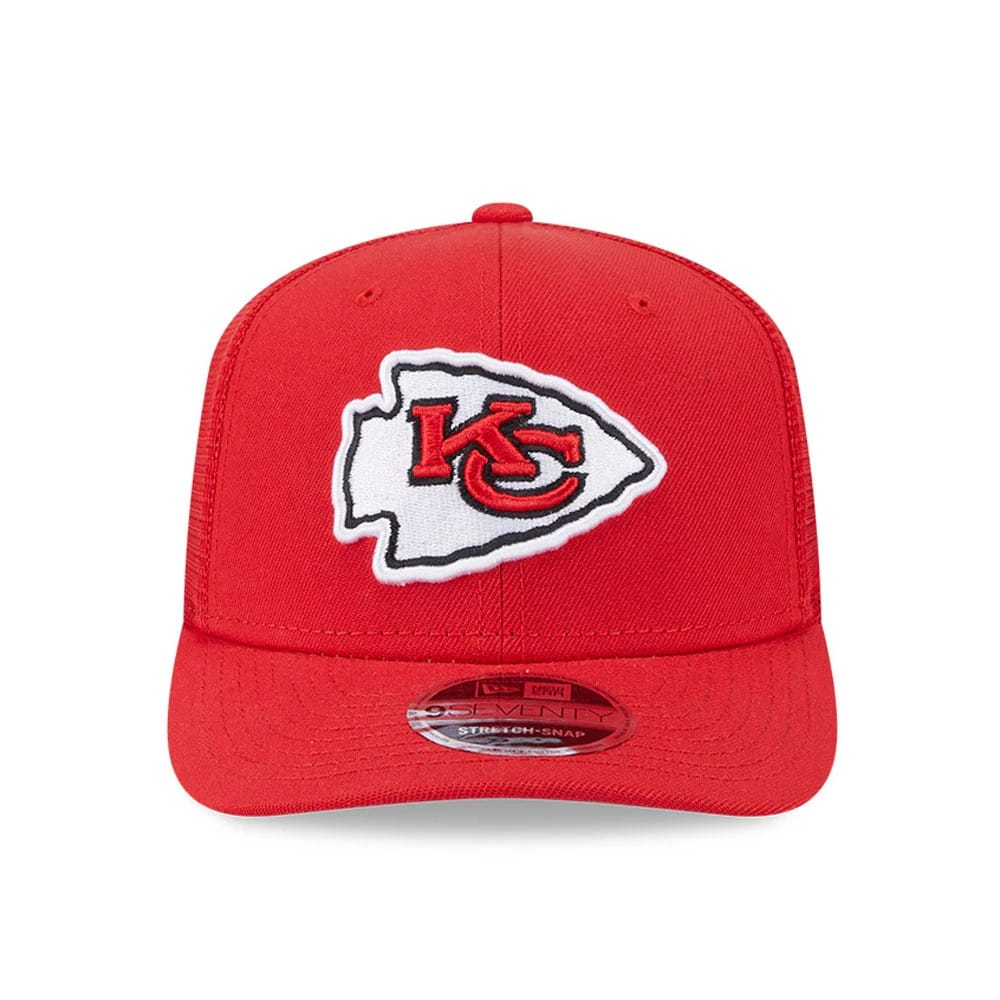 Pictured is this NFL Evergreen Kansas City Chiefs 9SEVENTY Stretch Snap cap in red. 3