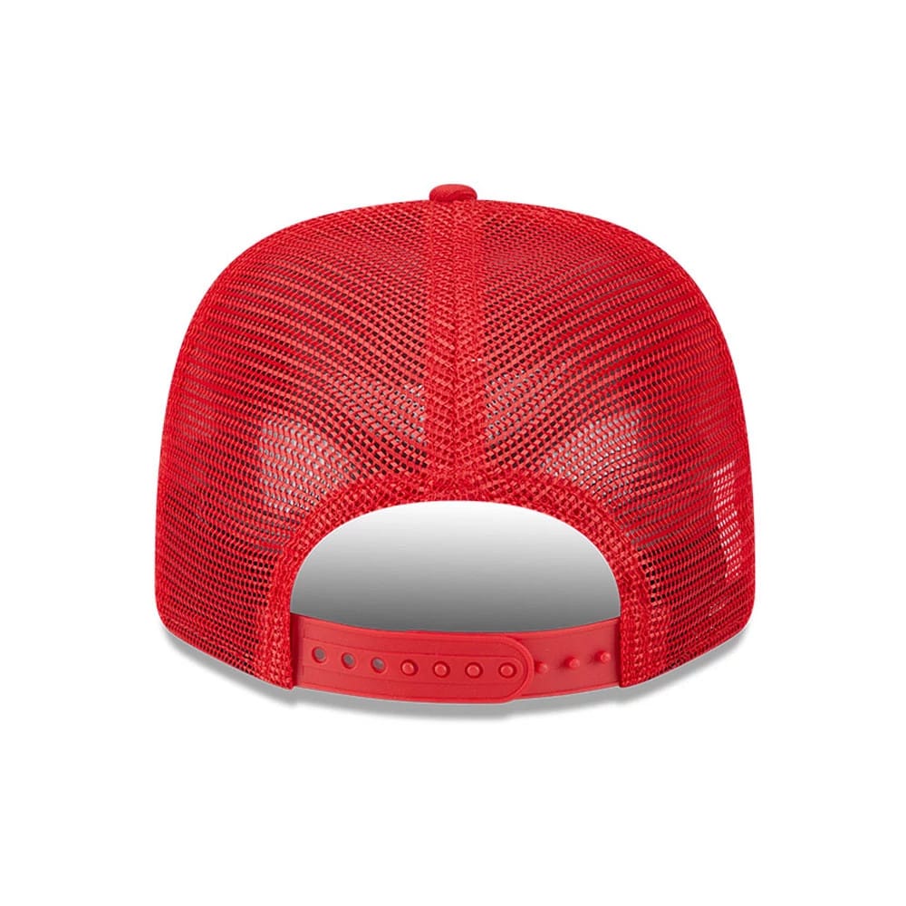 Pictured is this NFL Evergreen Kansas City Chiefs 9SEVENTY Stretch Snap cap in red. 7