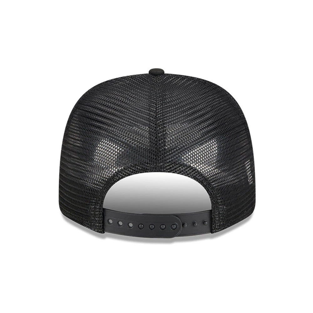 Pictured is this MLB Evergreen Colorado Rockies 9SEVENTY Stretch Snap cap in black. 7