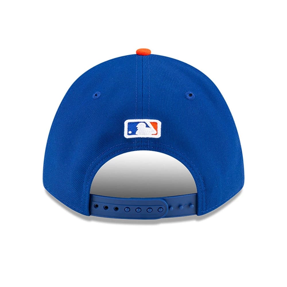 This is a New York Mets MLB Player Replica Blue 9FORTY M-Crown Adjustable Cap 4