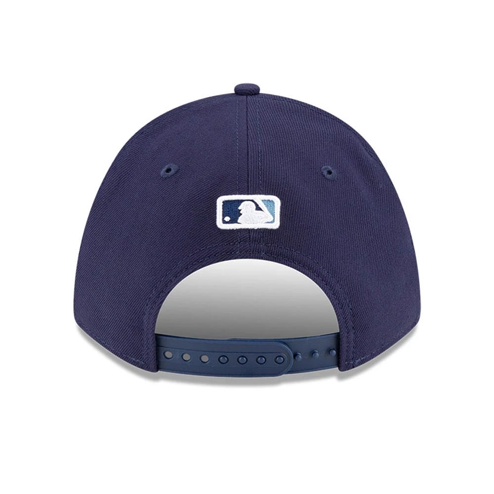 This is a Tampa Bay Rays MLB Player Replica Navy 9FORTY M-Crown Adjustable Cap 4