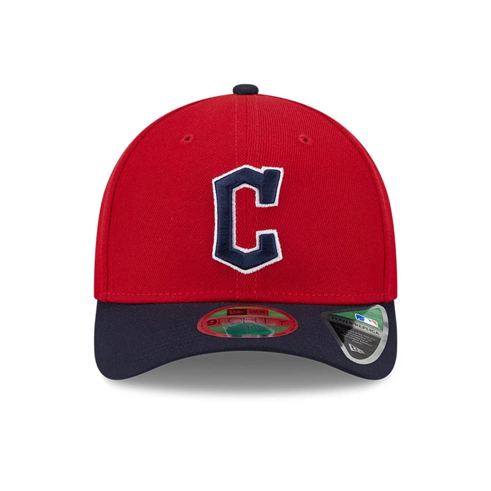 This is a Cleveland Guardians MLB Player Replica Red 9FORTY M-Crown Adjustable Cap 2