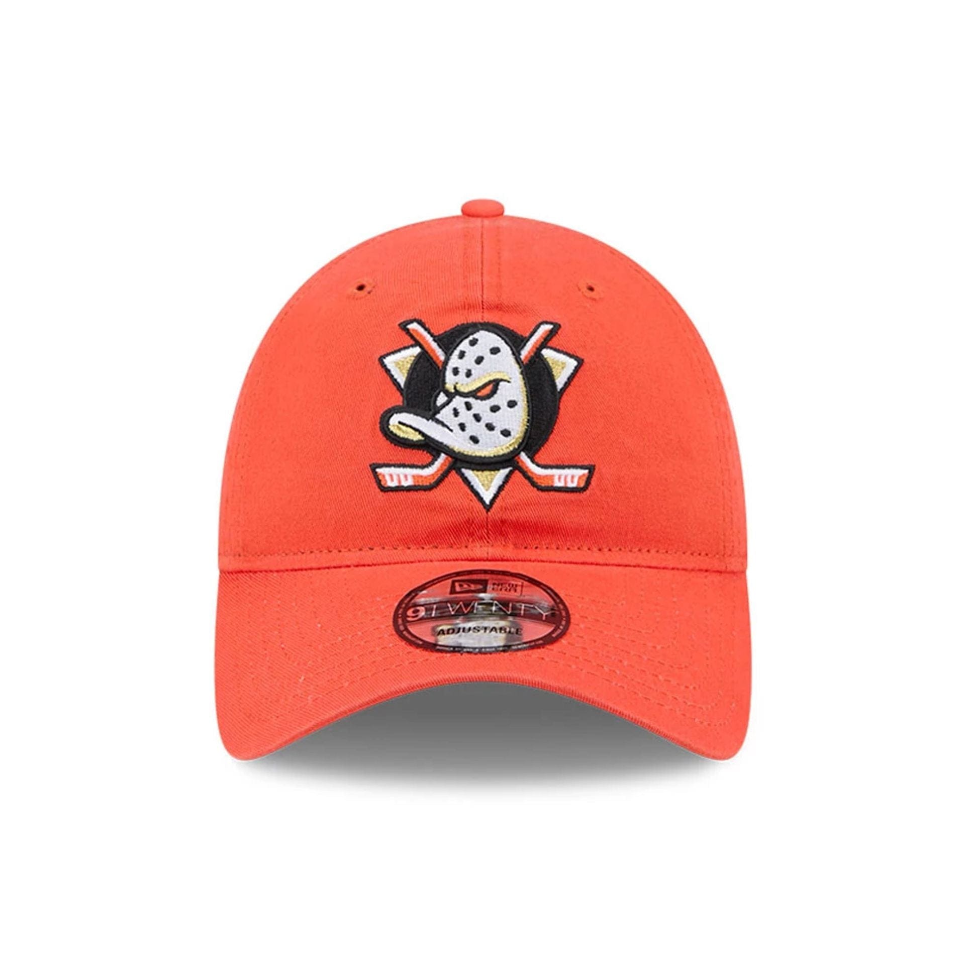 This is a Anaheim Ducks NHL Official Team Colours Orange 9TWENTY Adjustable Cap 2