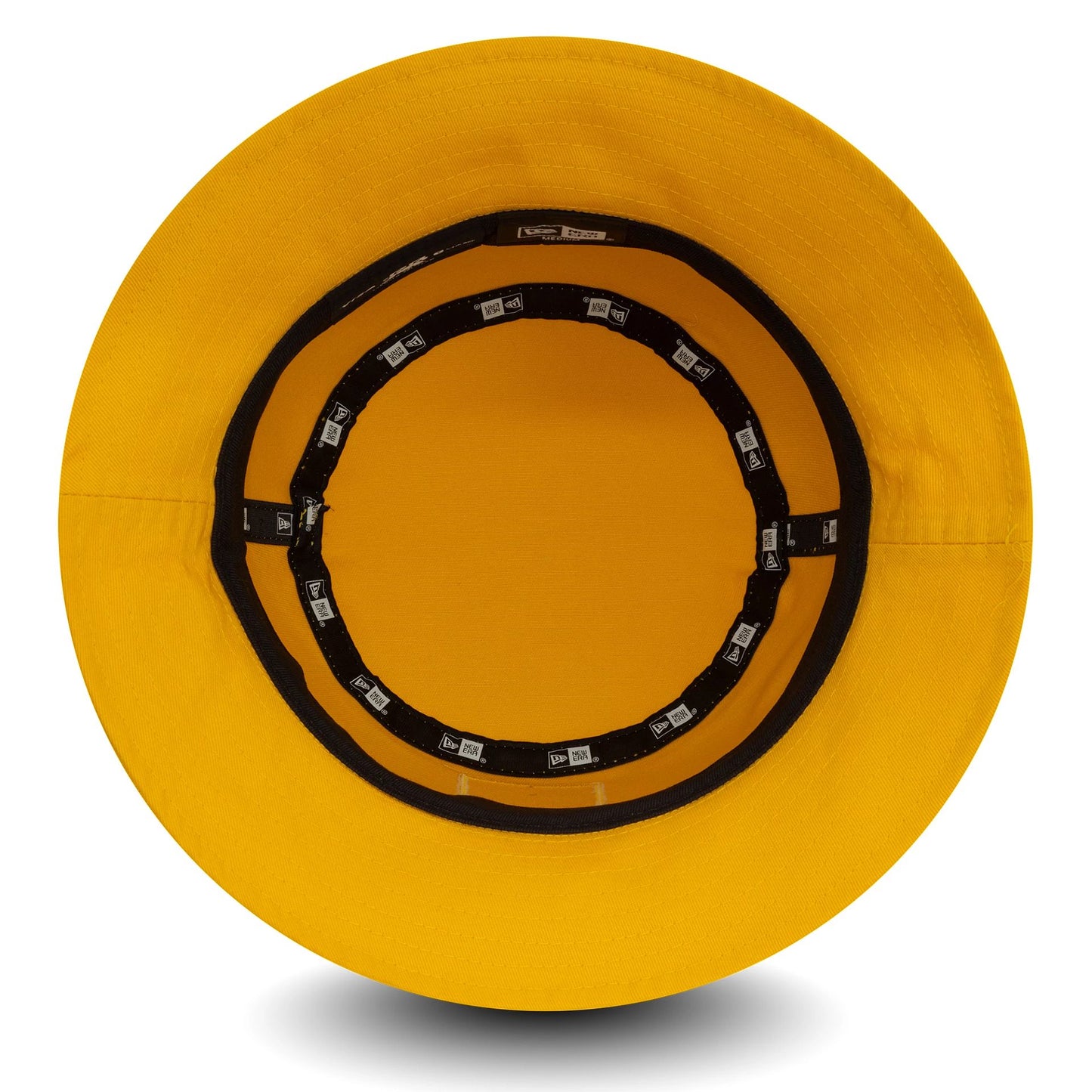 This is a Visa Cash App Racing Bulls Seasonal Yellow Bucket Hat 3