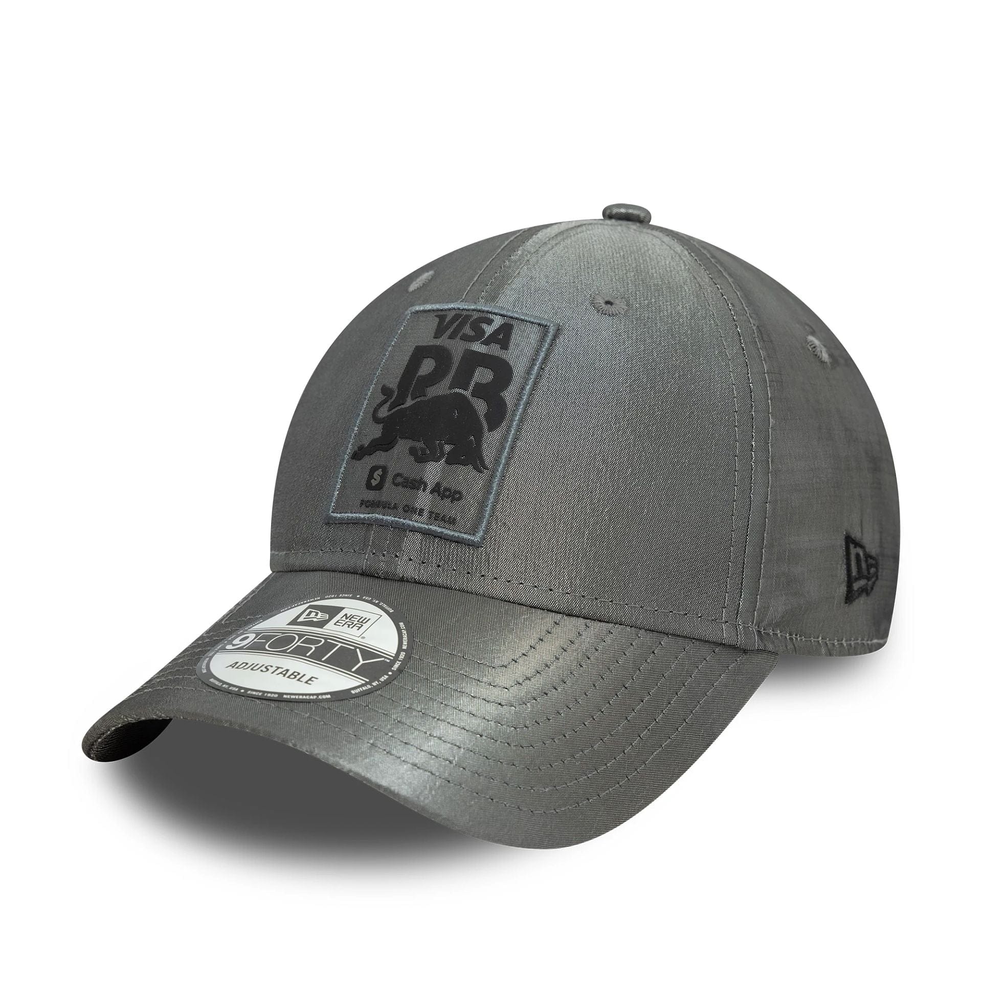 This is a Visa Cash App Racing Bulls Two-Tone Dark Grey 9FORTY Adjustable Cap 1