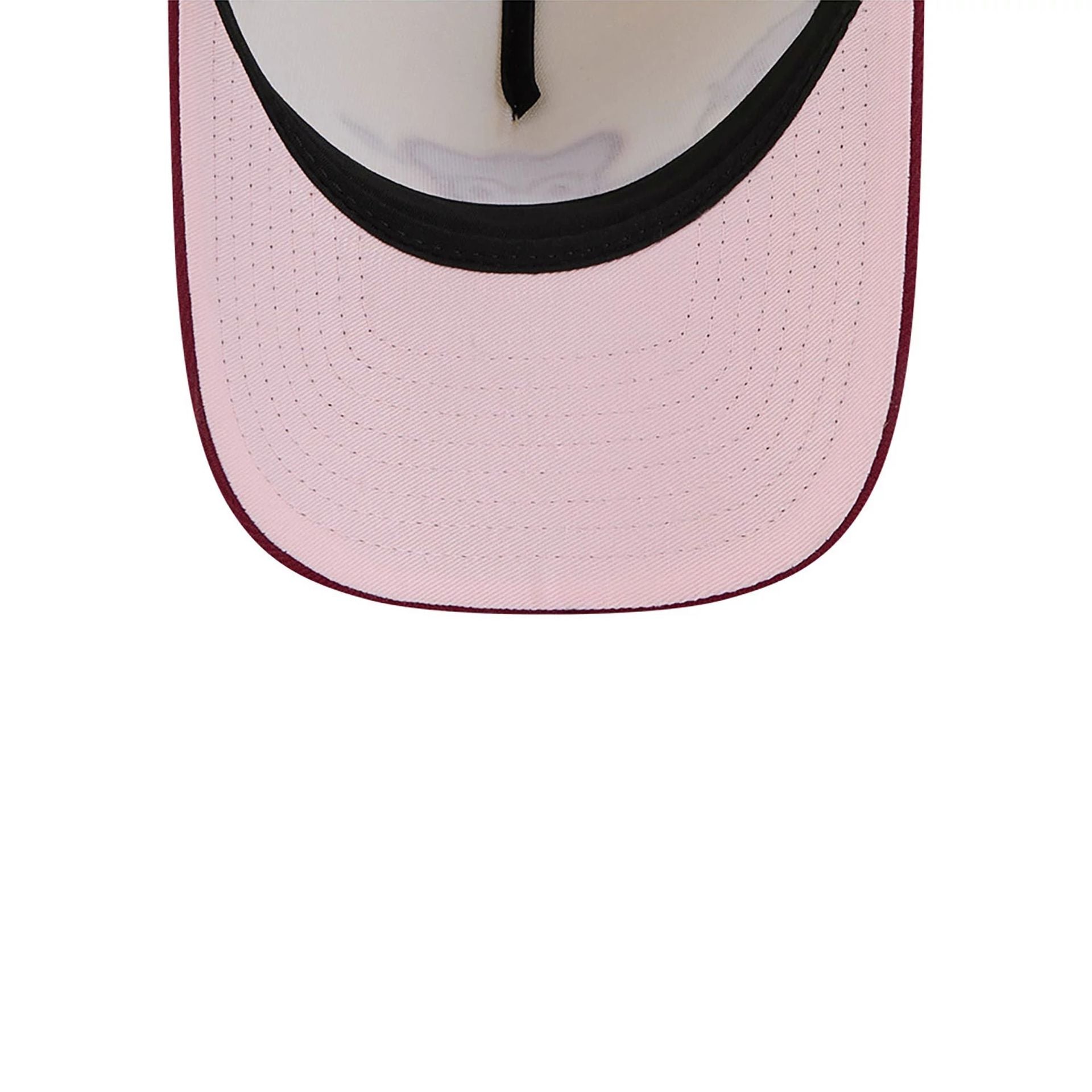 This is a Chicago Cubs Cherub Chrome White 9FORTY M-Crown A-Frame Adjustable Cap 2