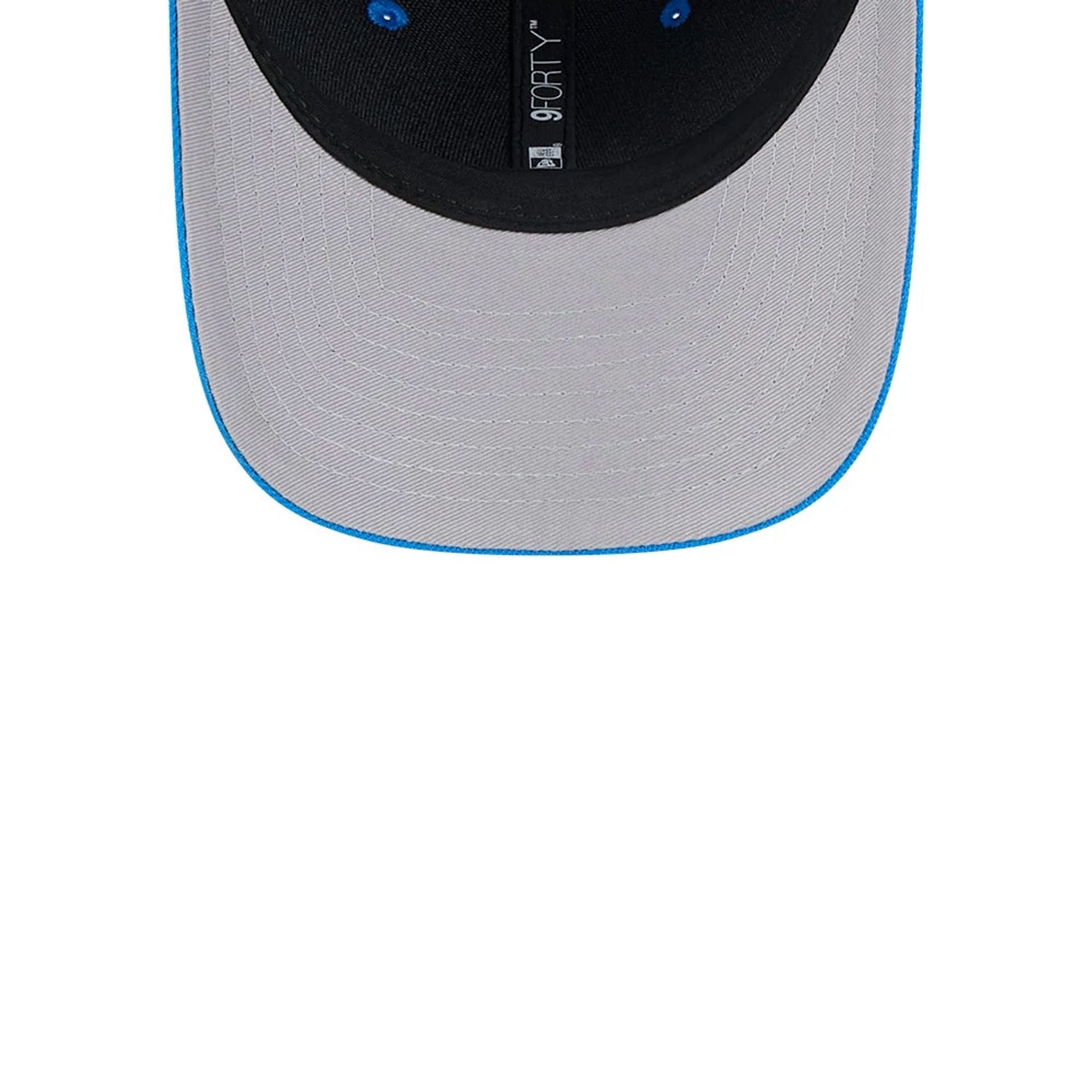 This is a Akron Rubber Ducks MiLB AC Perf Player Replica Blue 9FORTY M-Crown Adjustable Cap 2