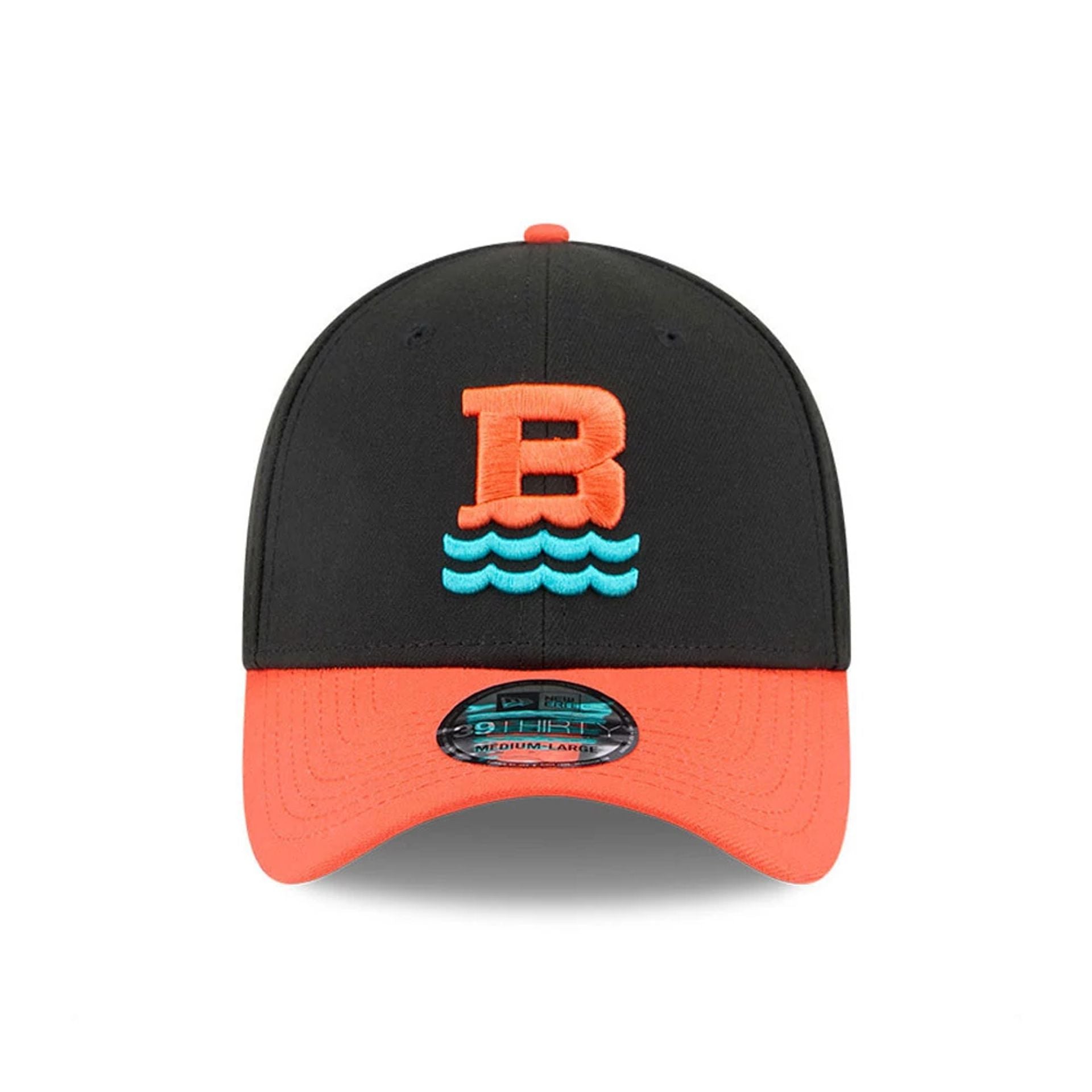 This is a Chesapeake Baysox MiLB AC Perf Black 39THIRTY Stretch Fit Cap 2