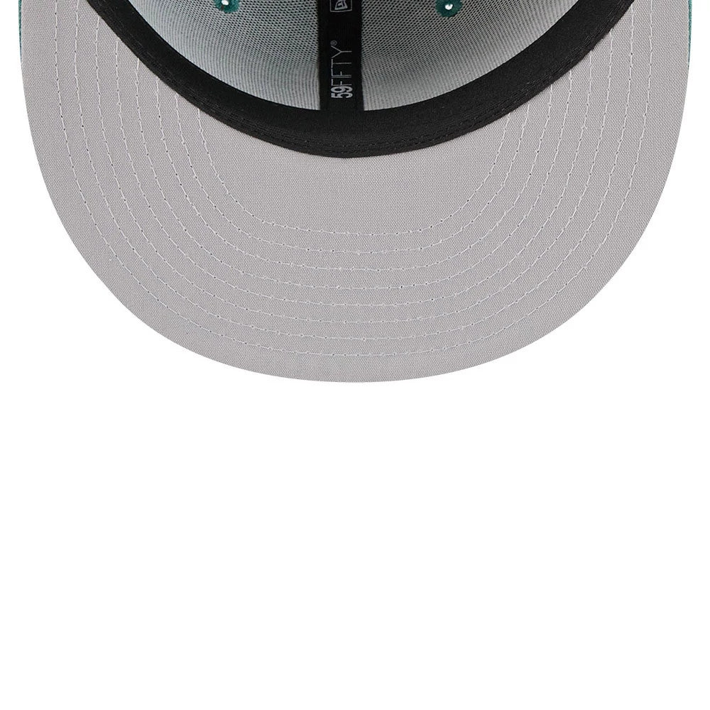 This is a Boston Red Sox MLB City Connect Pastel Green 59FIFTY Fitted Cap 2